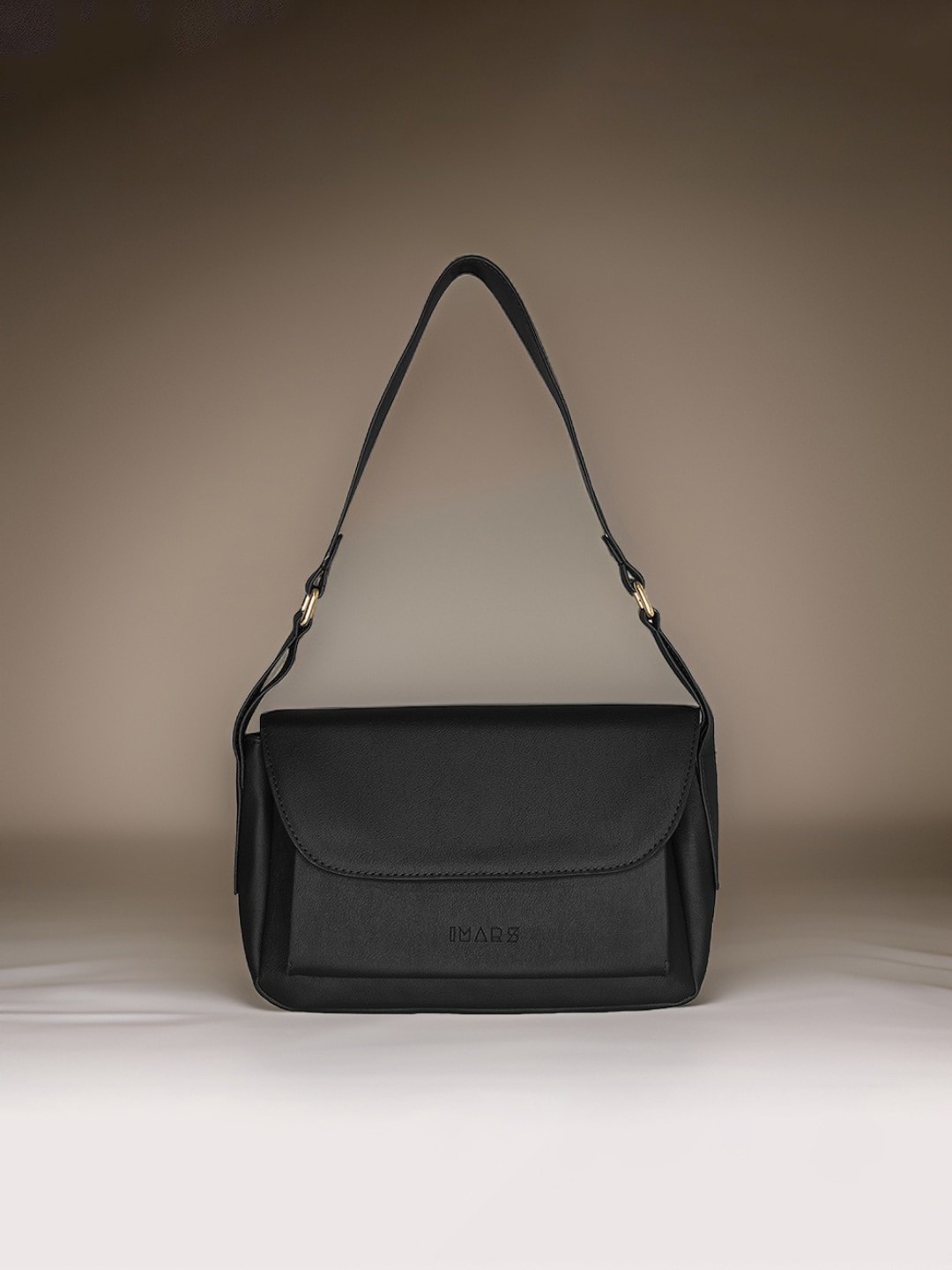 

IMARS Printed Structured Sling Bag, Black
