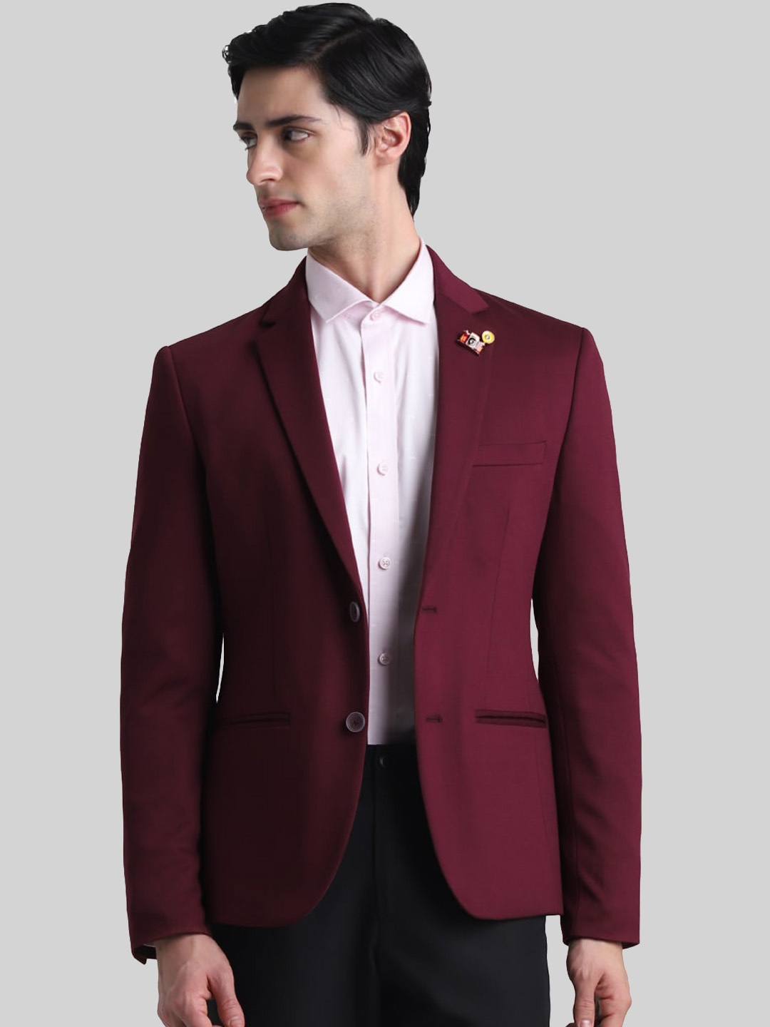 

Jack & Jones Slim Fit Single Breasted Blazer, Maroon