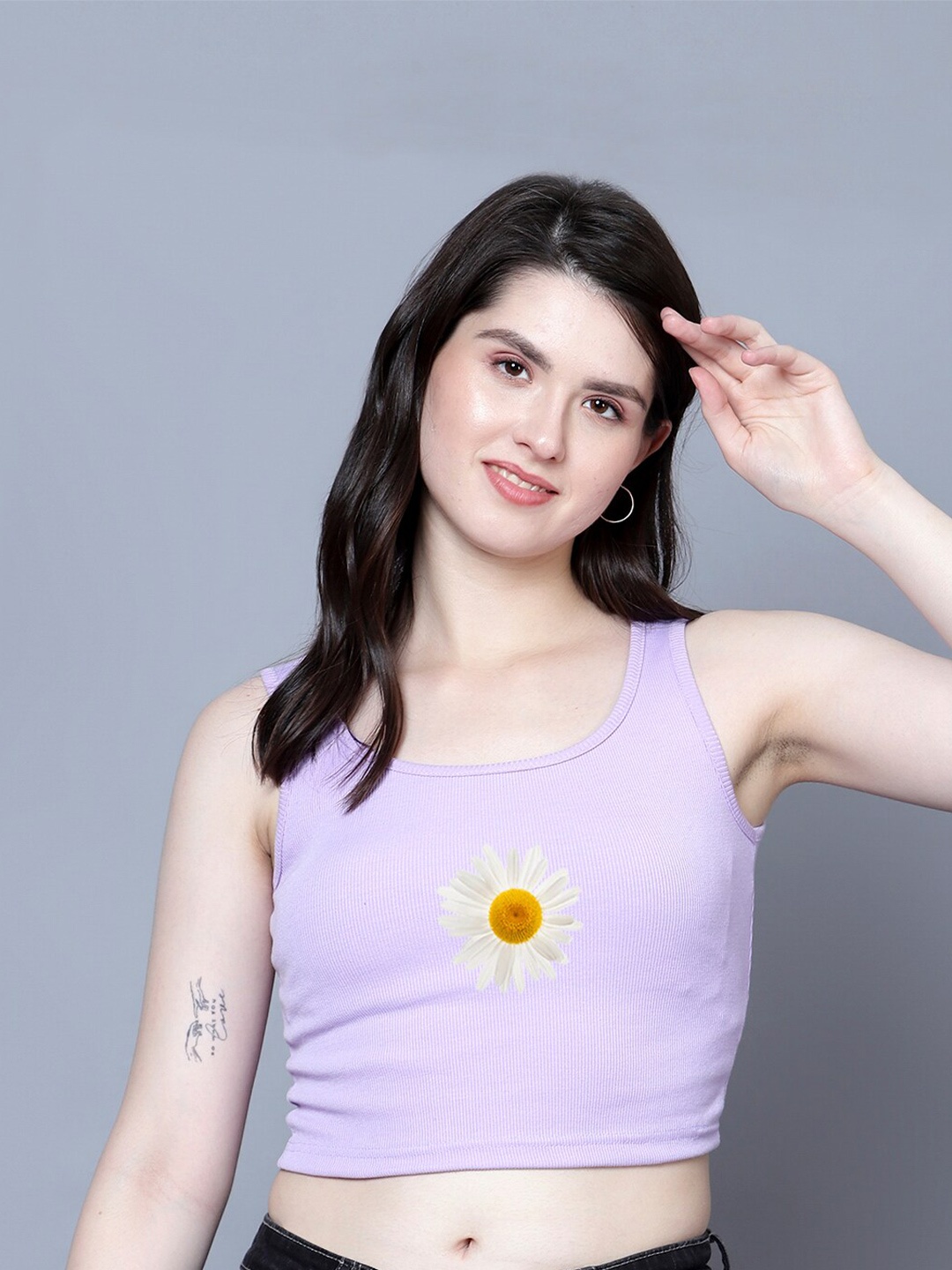 

Fashion And Youth Crop Top, Lavender