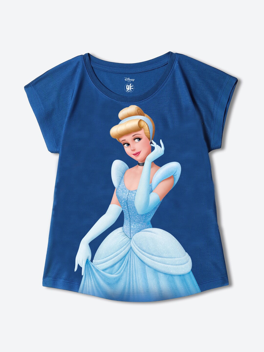 

YK Disney Print Top, Blue