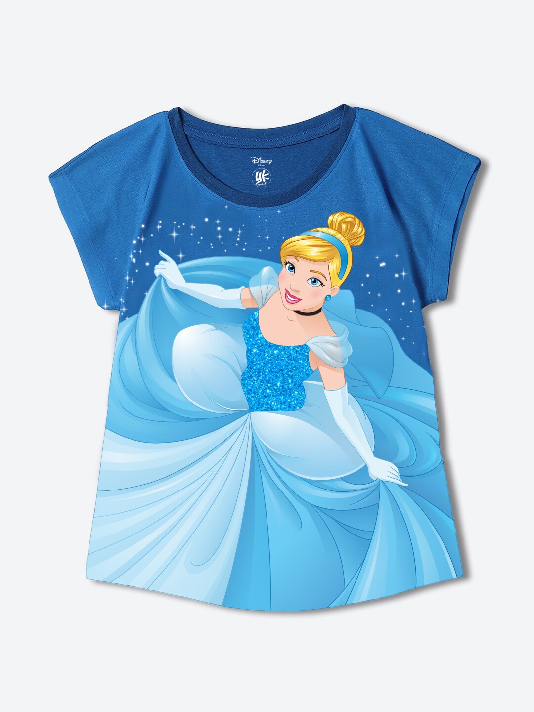 

YK Disney Print Top, Blue
