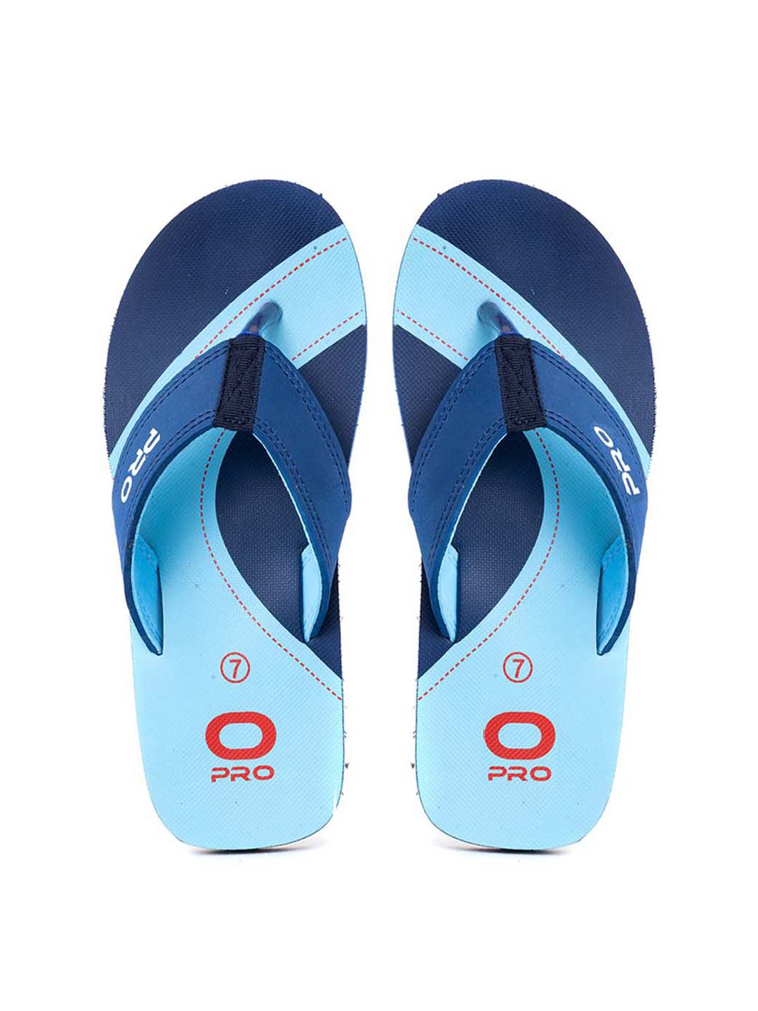 

Khadims Men Printed Thong Flip-Flops, Blue