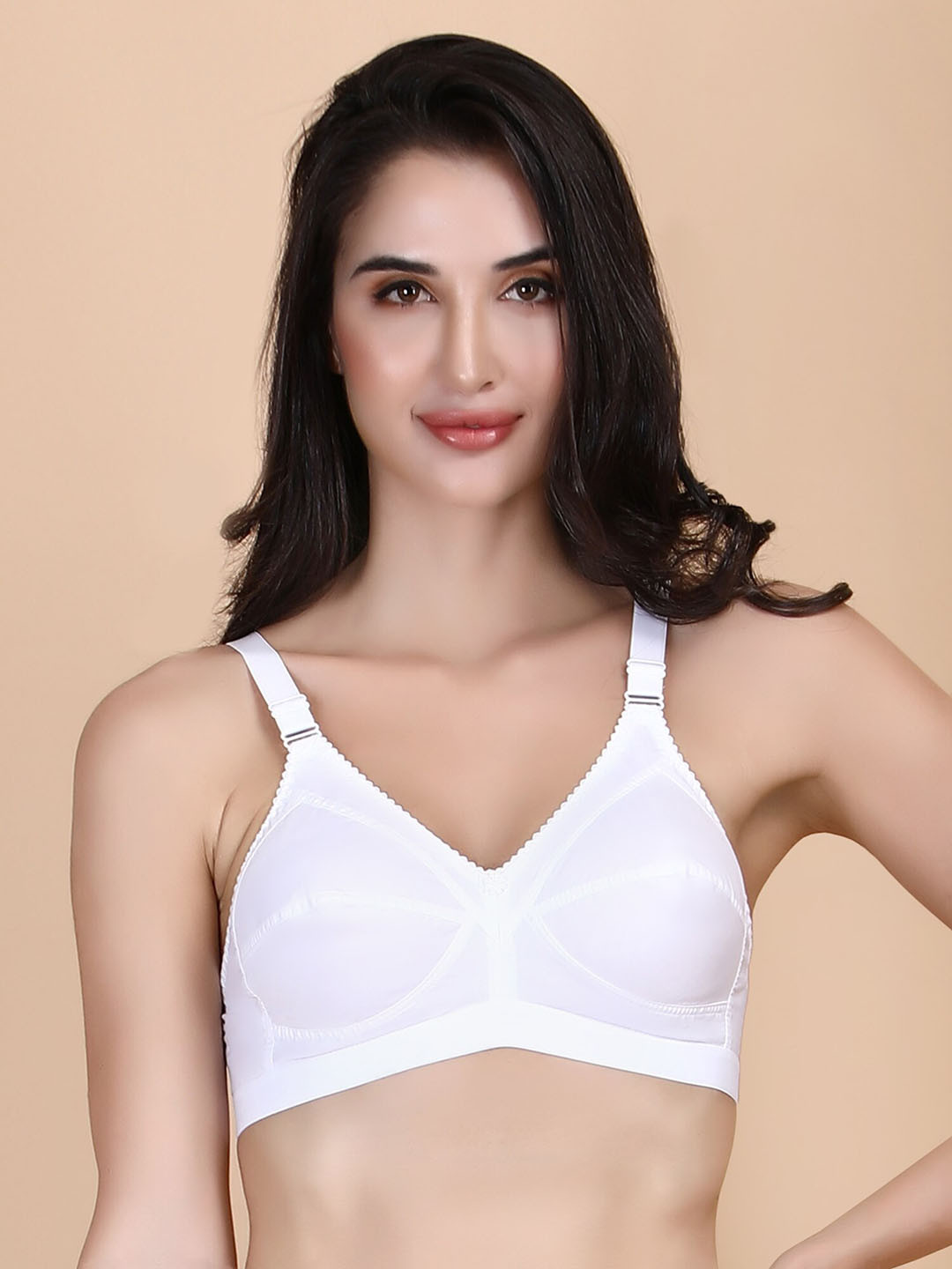 

Hill Islands Plus Size Non-Padded Everyday Bra, White