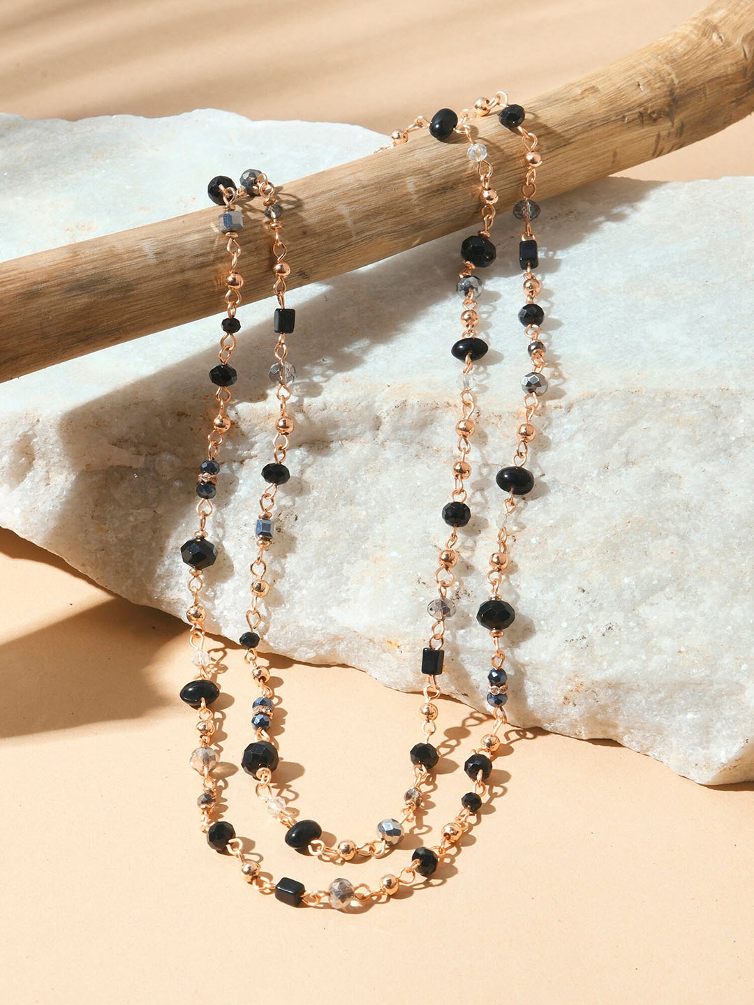 

Accessorize Beaded Necklace, Black