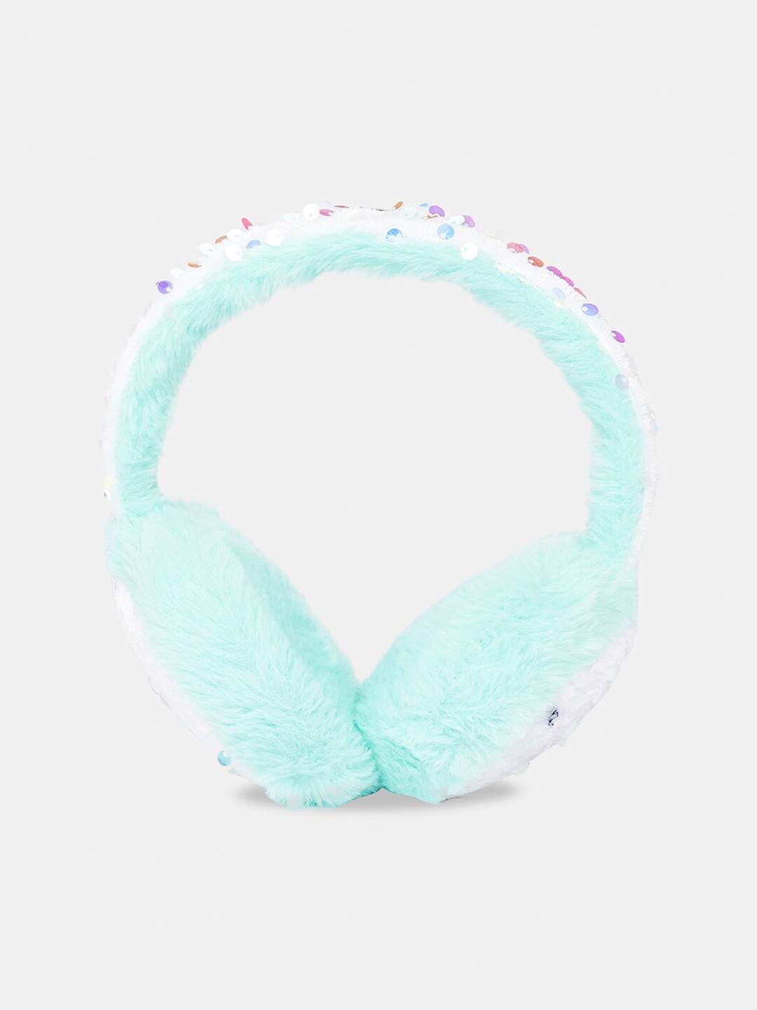 

Pantaloons Junior Girls Embellished Ear Muffs, Blue