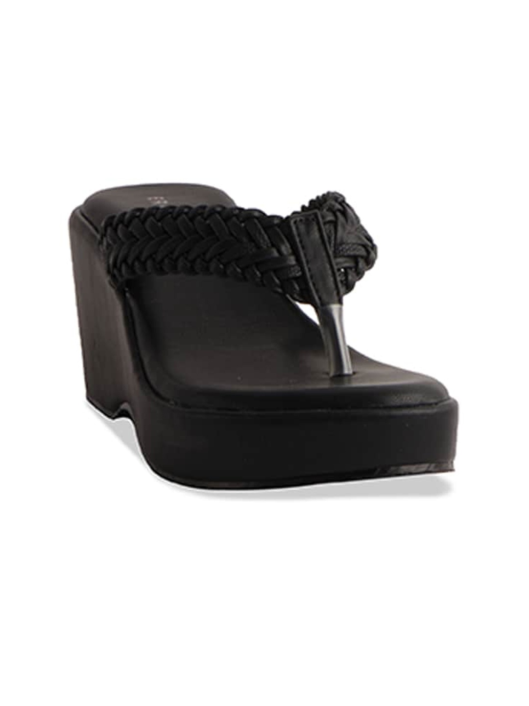 

ERIDANI Women Open Toe Wedges, Black