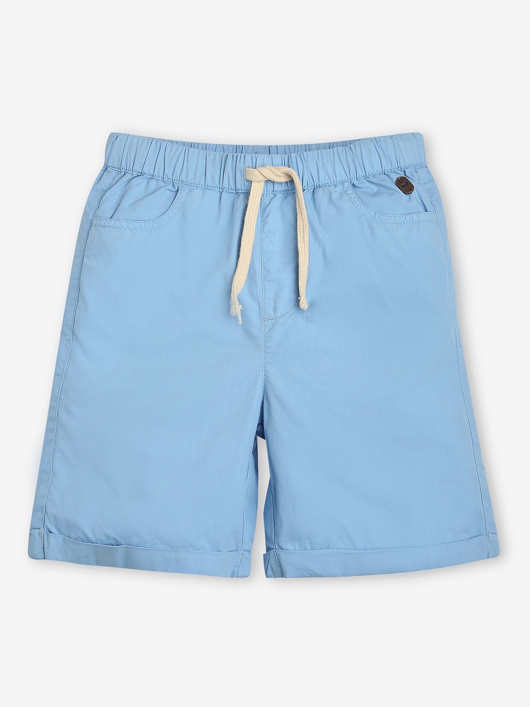 

Ed-a-Mamma Solid Boys Shorts, Blue