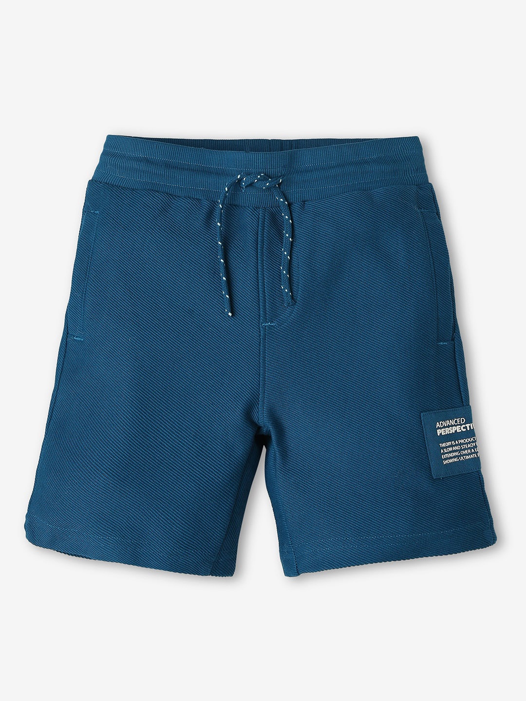 

Ed-a-Mamma Solid Boys Shorts, Teal