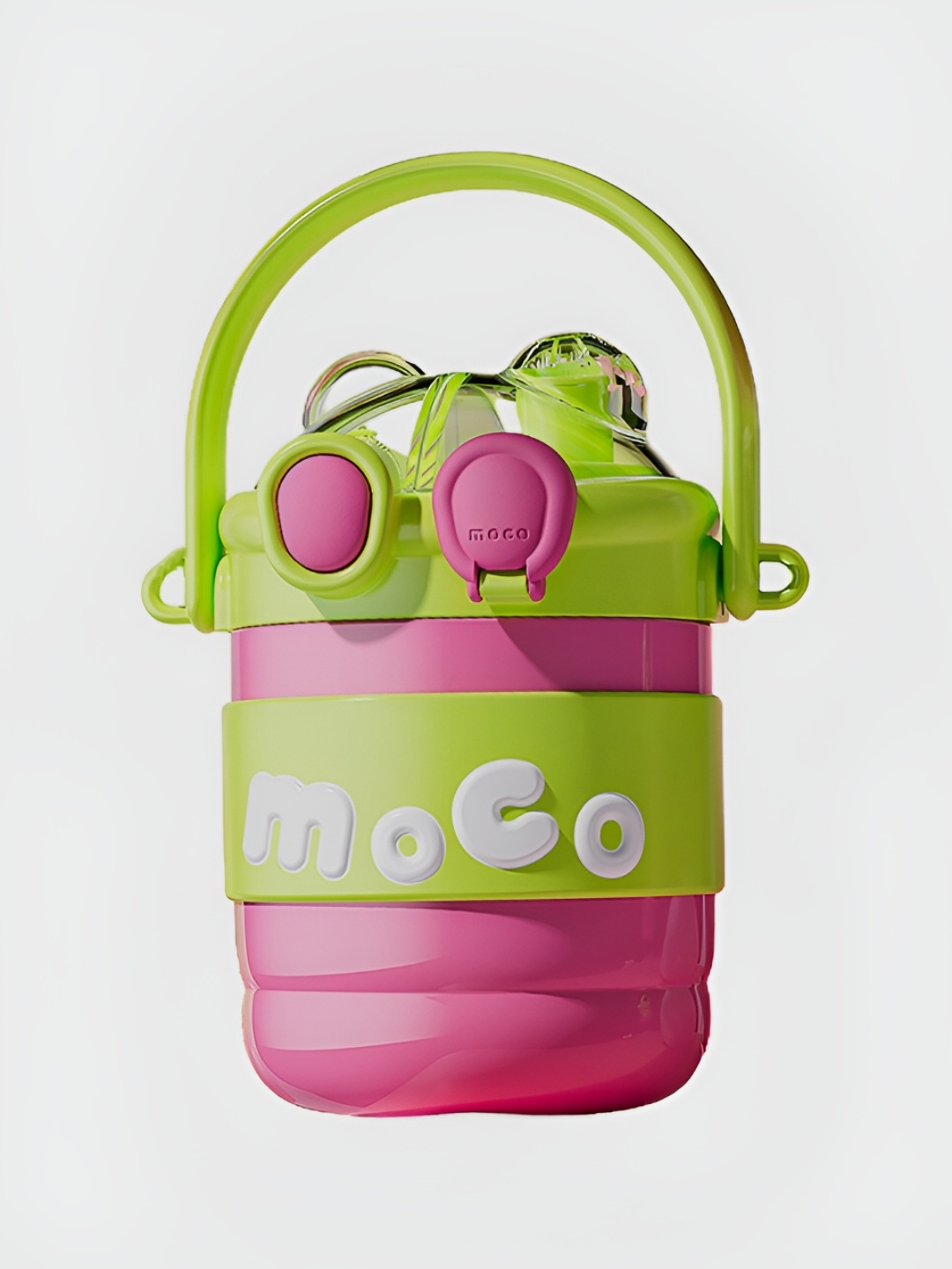 

Little Surprise Box LLP Pink & Green Stainless Steel Printed Wall Vacuum Water Bottle