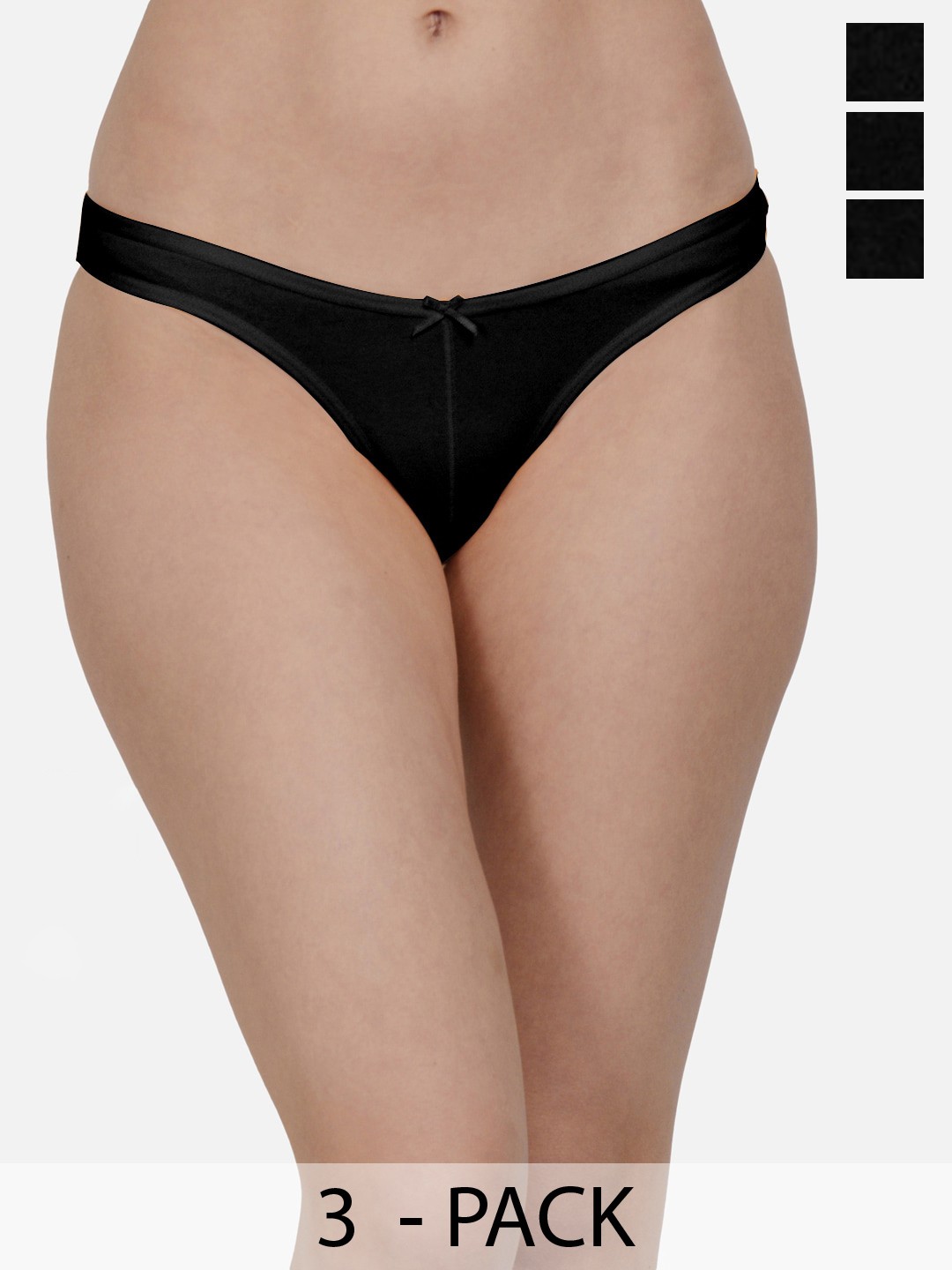

mod & shy Pack Of 3 Assorted Thong Briefs MU2282828-S