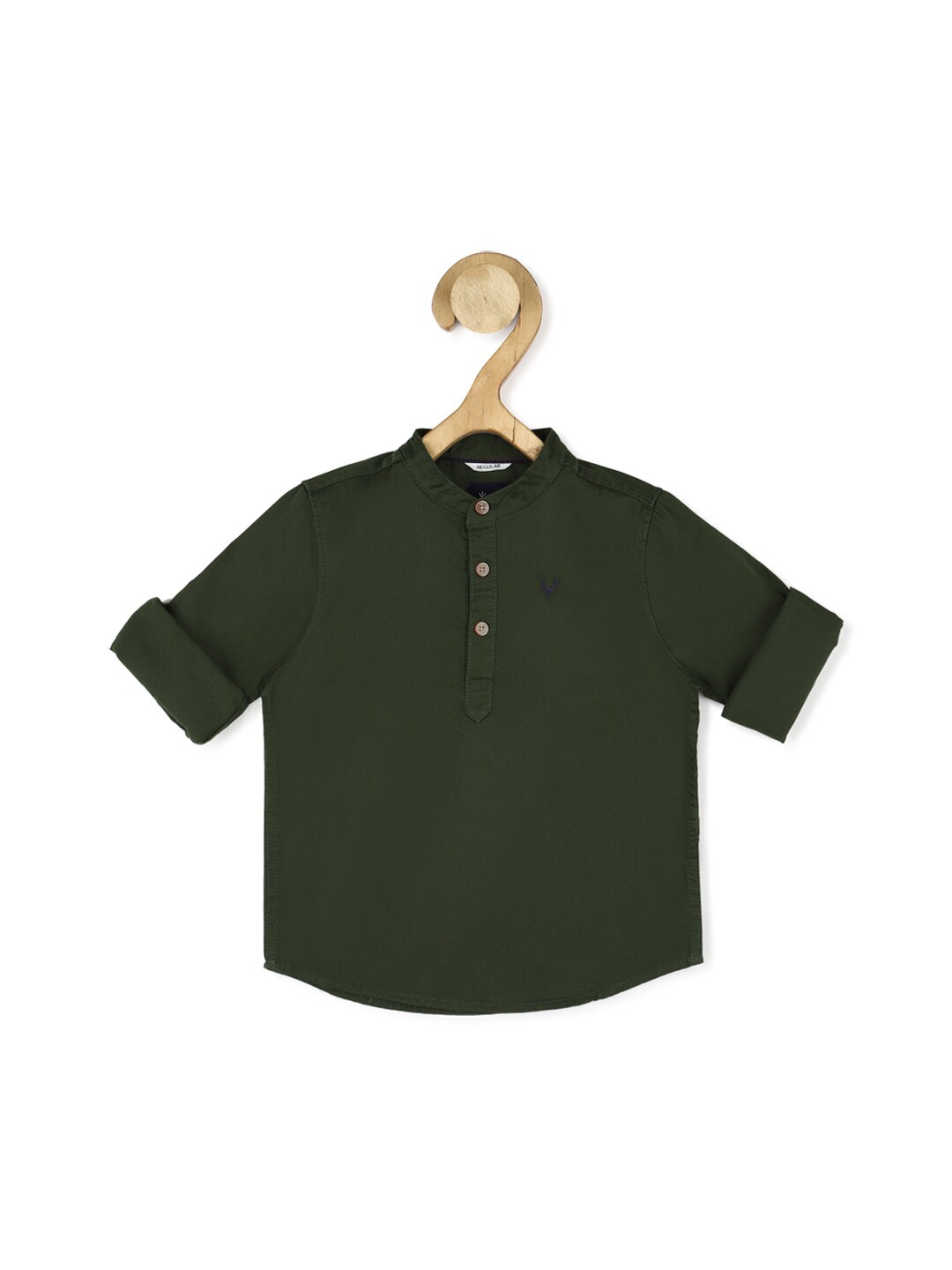 

Allen Solly Junior Boys Opaque Casual Shirt, Olive