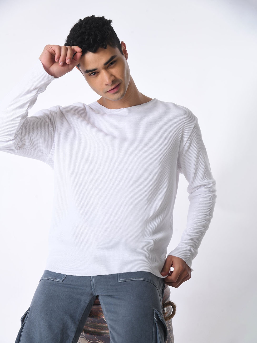 

PURPLEMANGO THE FRUIT OF FASHION Men Pockets T-shirt, White