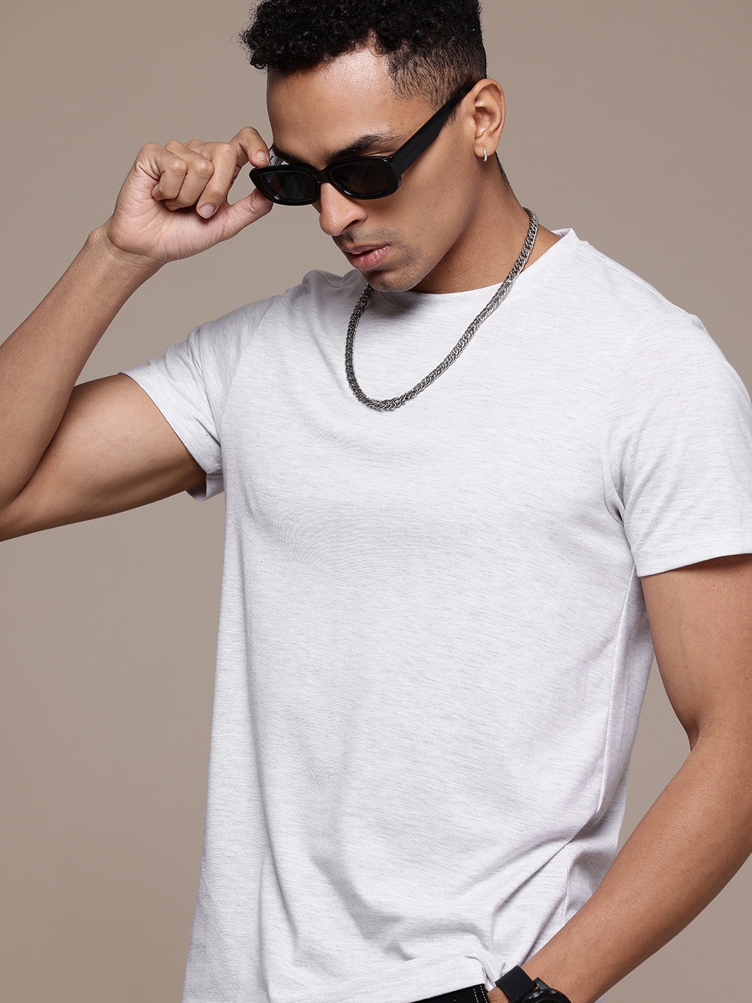 

Roadster Men T-shirt, Grey melange
