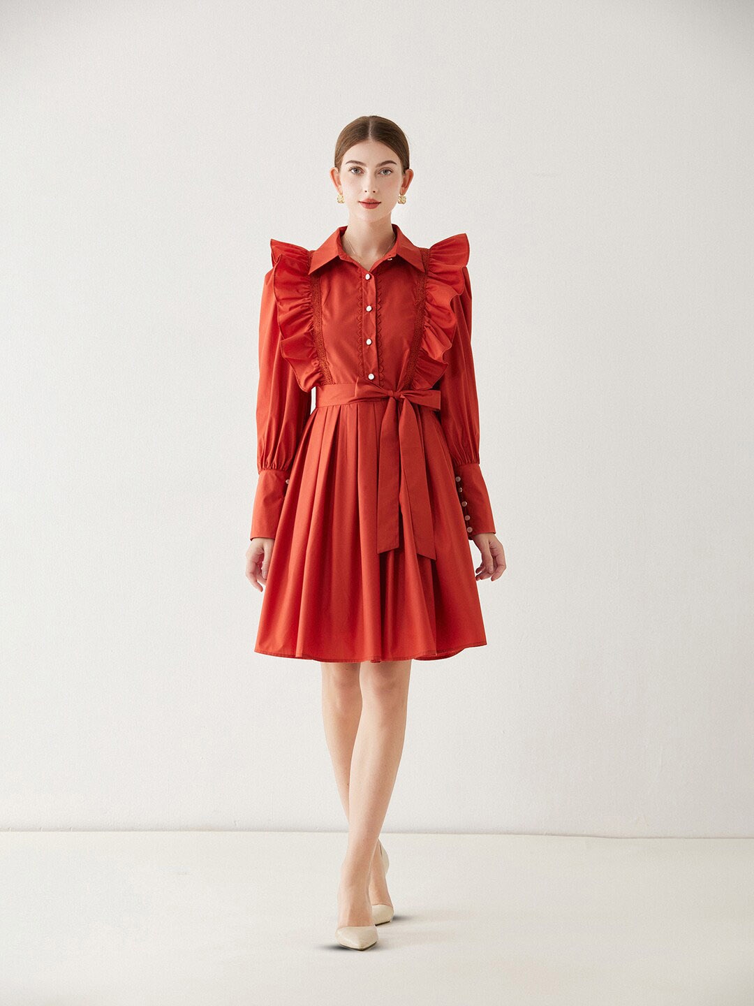 

JC Collection Fit & Flare Dress, Multi