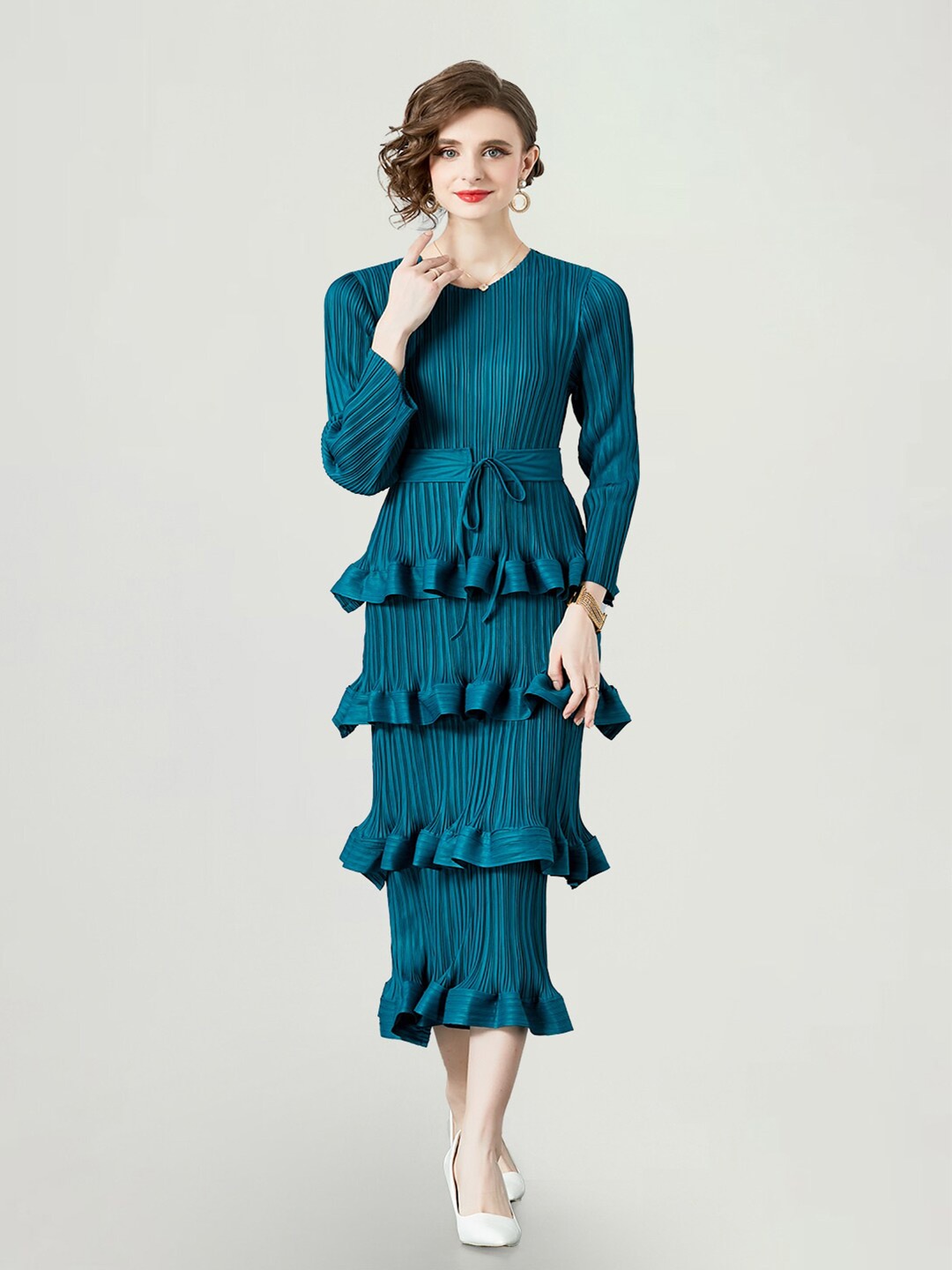

JC Collection Bodycon Midi Dress, Blue