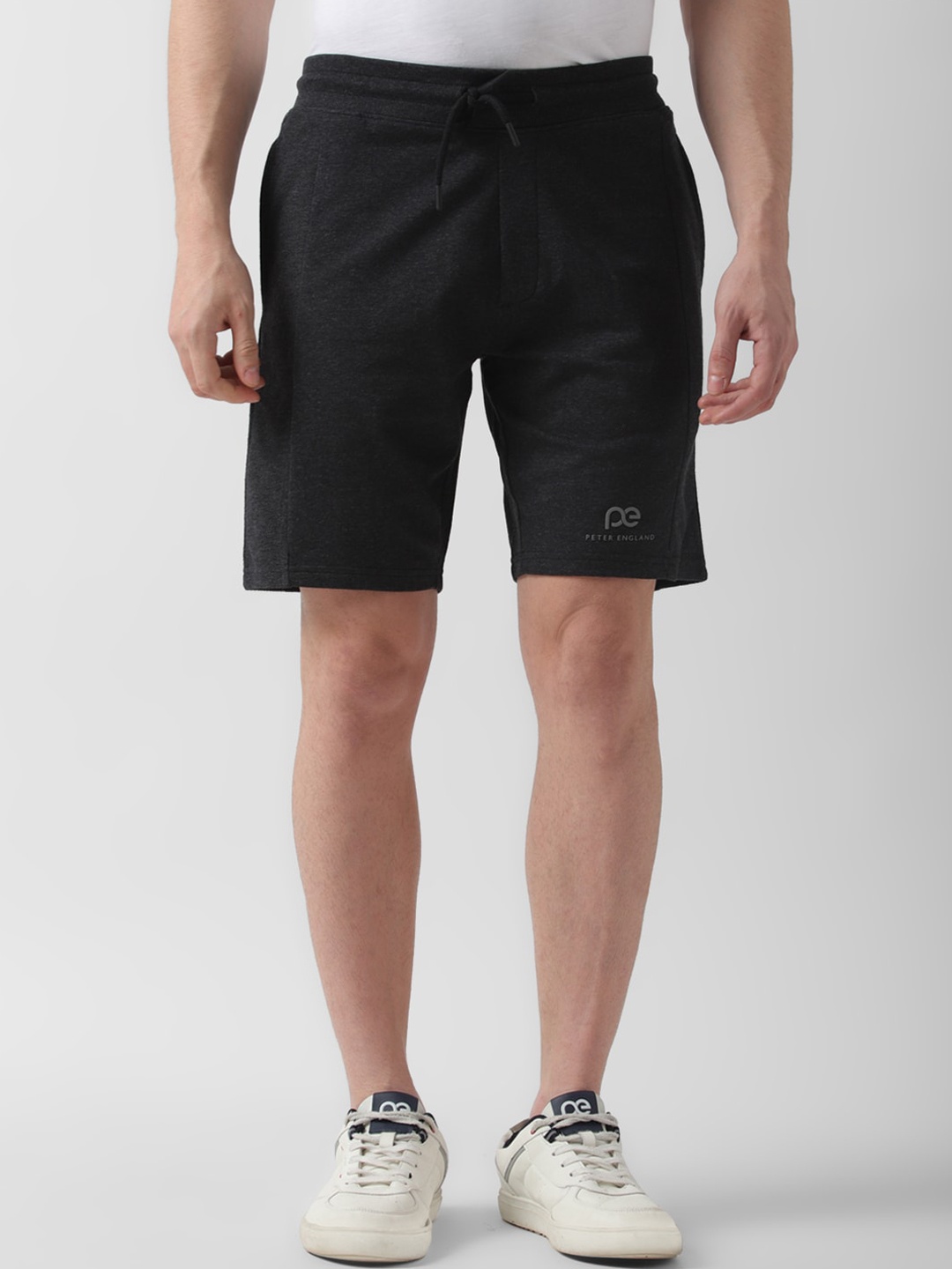 

PETER ENGLAND UNIVERSITY Men Sports Shorts, Black