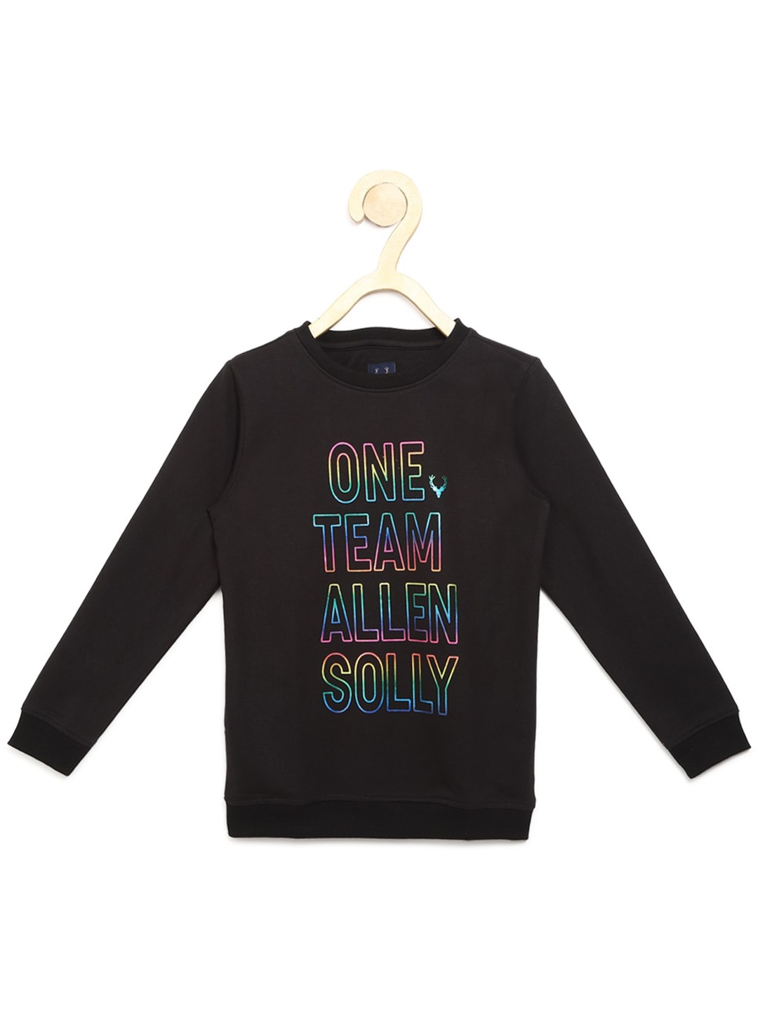 

Allen Solly Junior Boys Printed Sweatshirt, Black