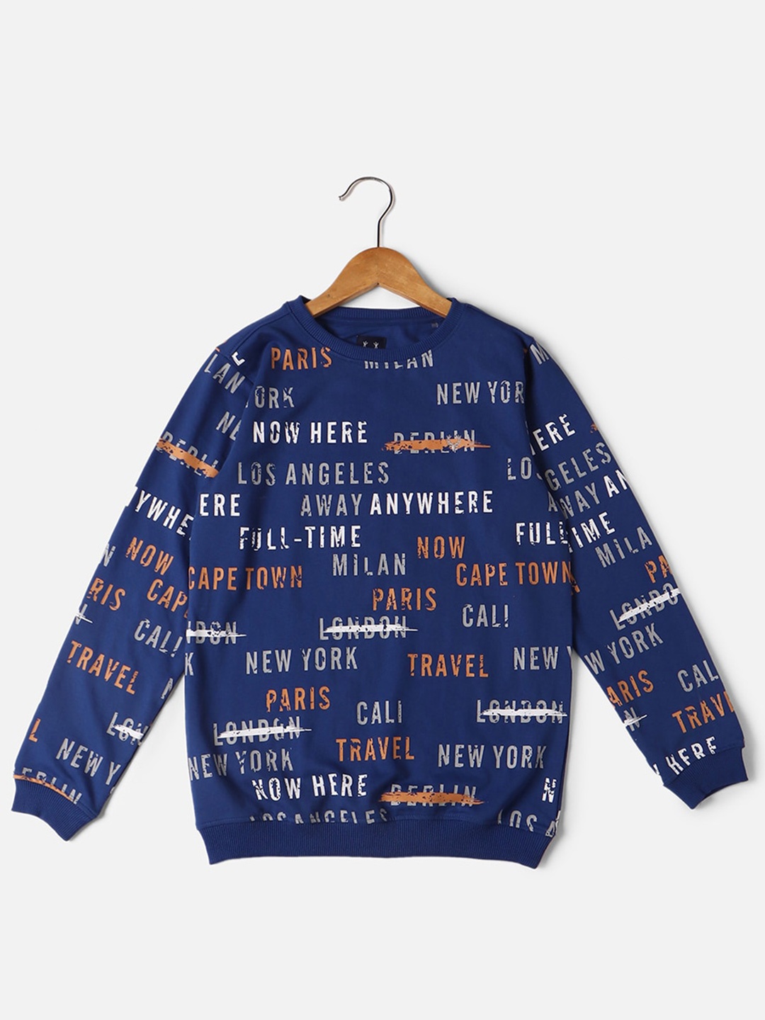 

Allen Solly Junior Boys Printed Sweatshirt, Blue