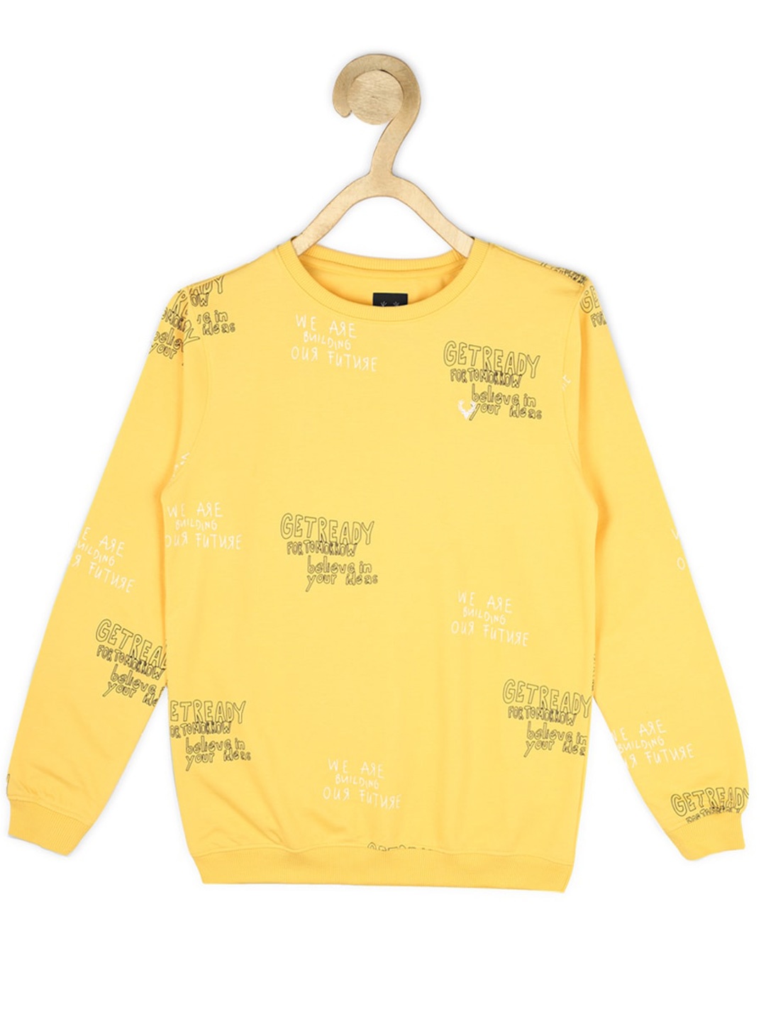 

Allen Solly Junior Boys Printed Sweatshirt, Yellow