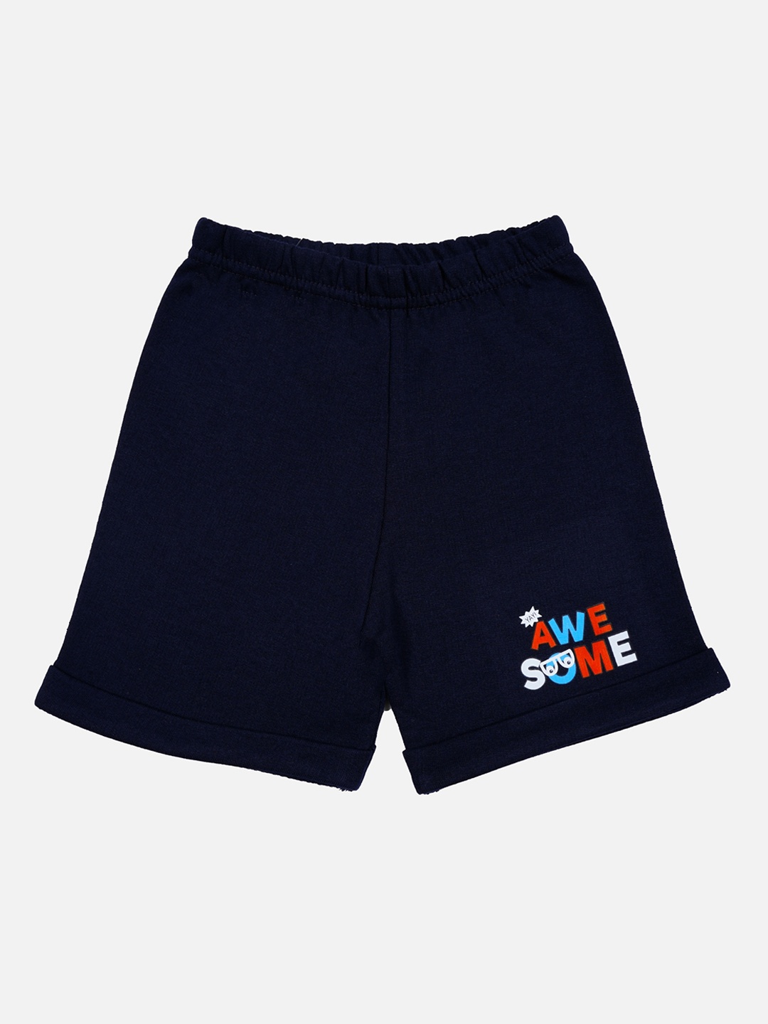 

Bodycare Kids Boys Mid-Rise Cotton Shorts, Navy blue