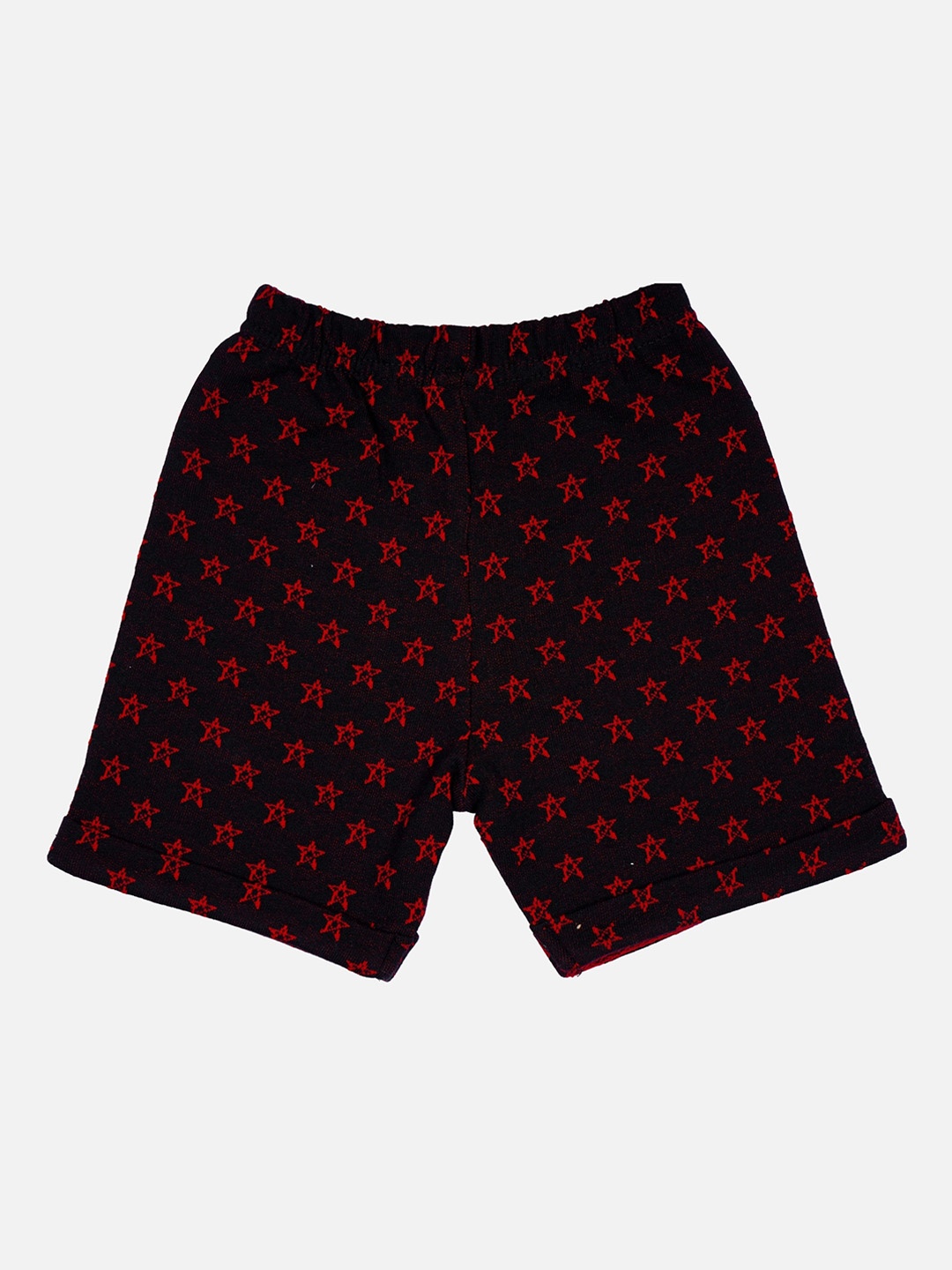 

Bodycare Kids Boys Mid-Rise Cotton Printed Shorts, Black