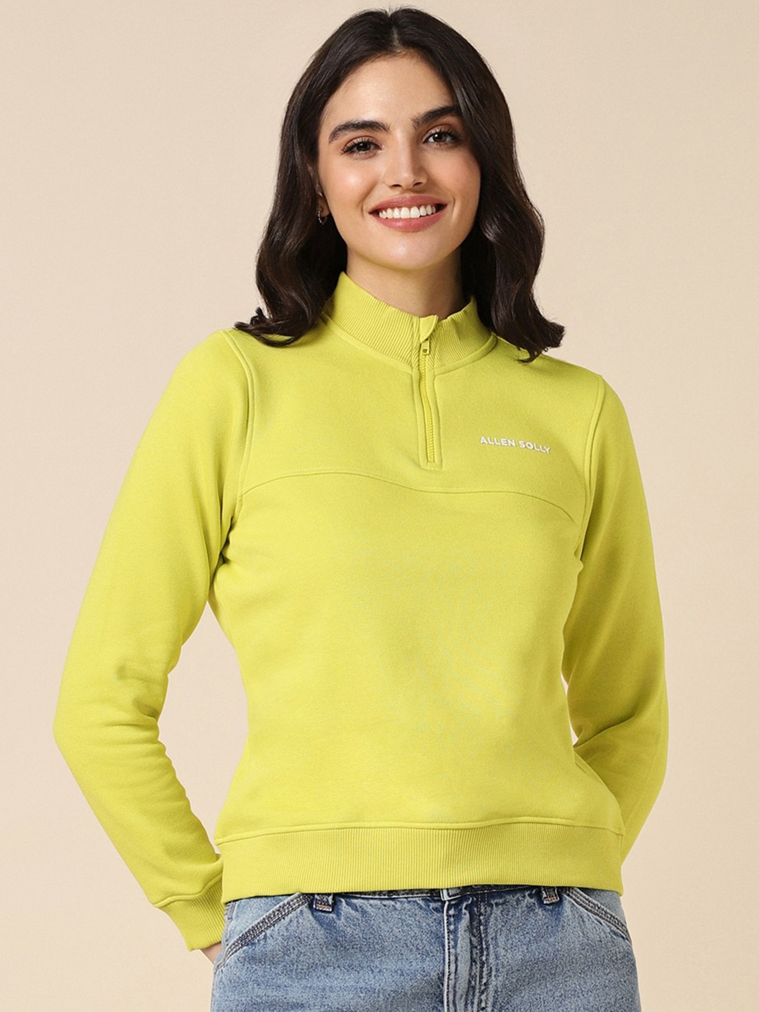 

Allen Solly Woman Women Sweatshirt, Yellow