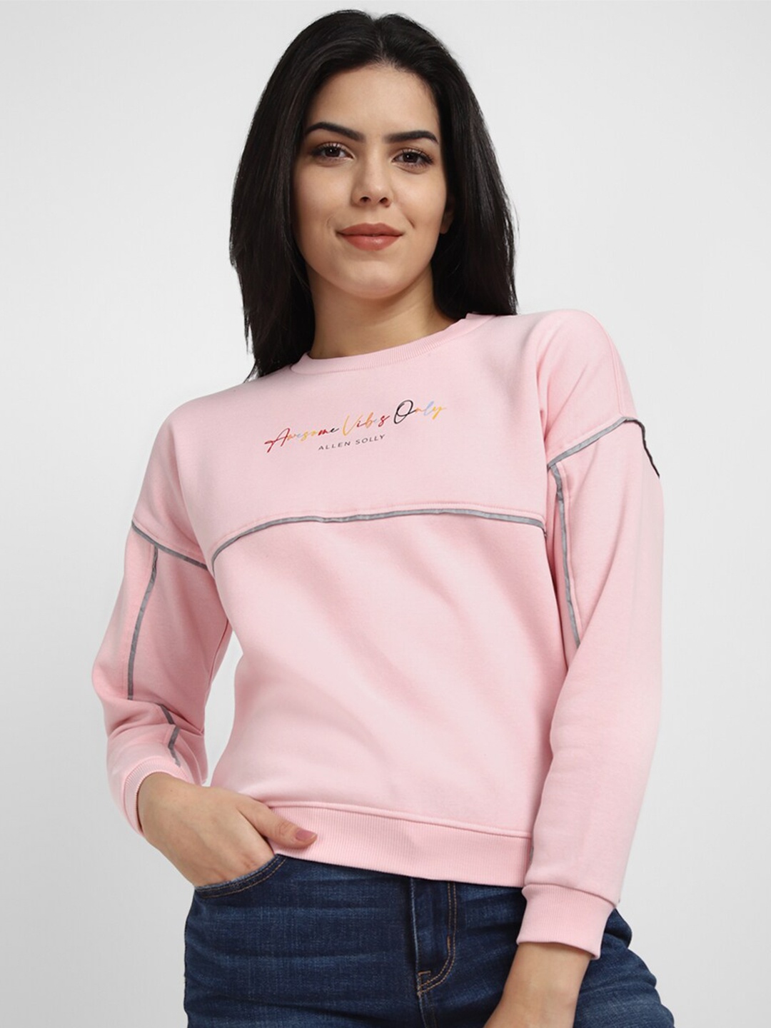 

Allen Solly Woman Women Sweatshirt, Pink