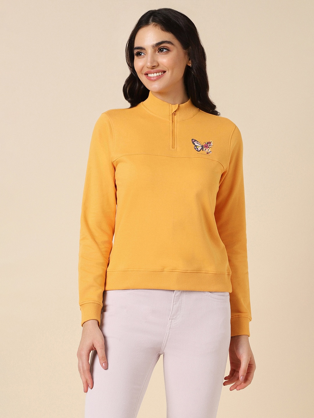 

Allen Solly Woman Women Sweatshirt, Yellow