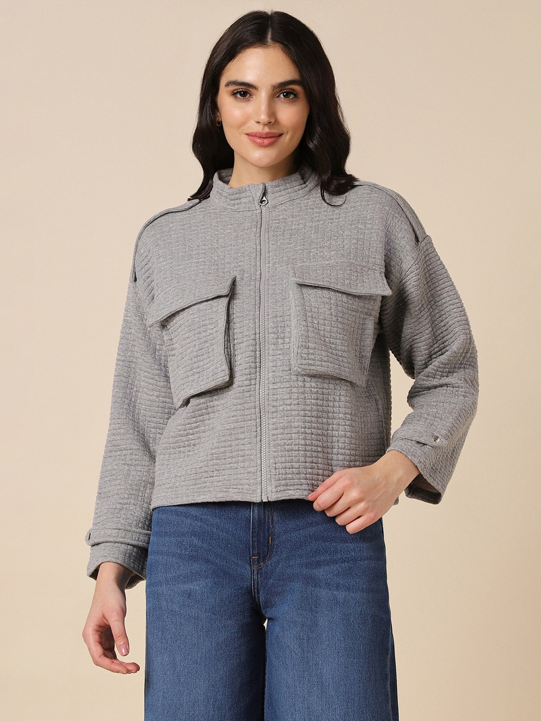 

Allen Solly Woman Women Sweatshirt, Grey