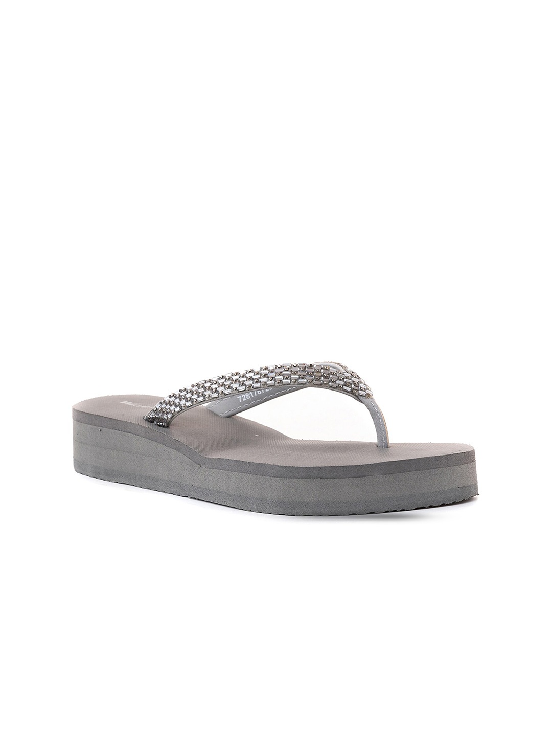 

Khadims Women Thong Flip-Flops, Grey