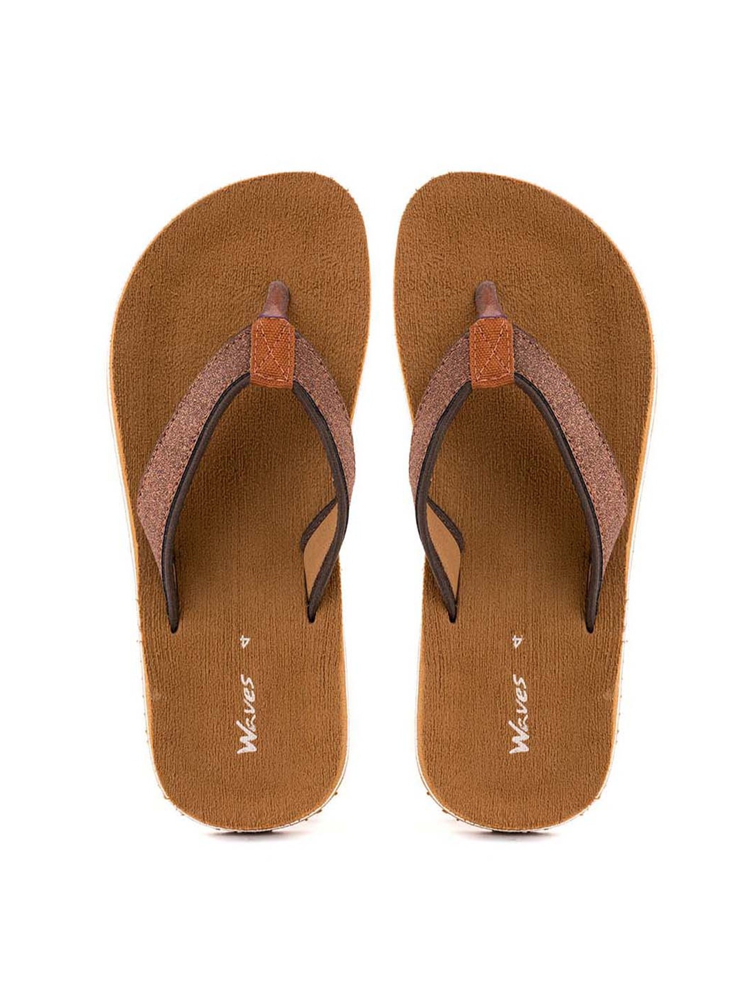 

Khadims Women Thong Flip-Flops, Brown