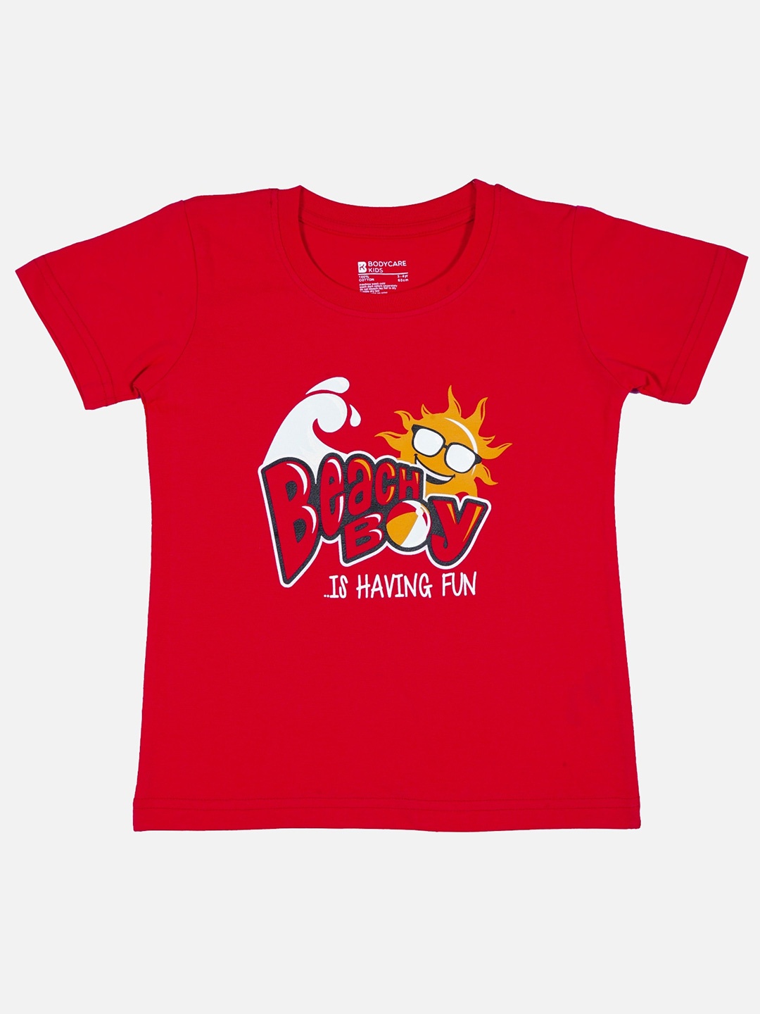 

Bodycare Boys Printed T-shirt, Red