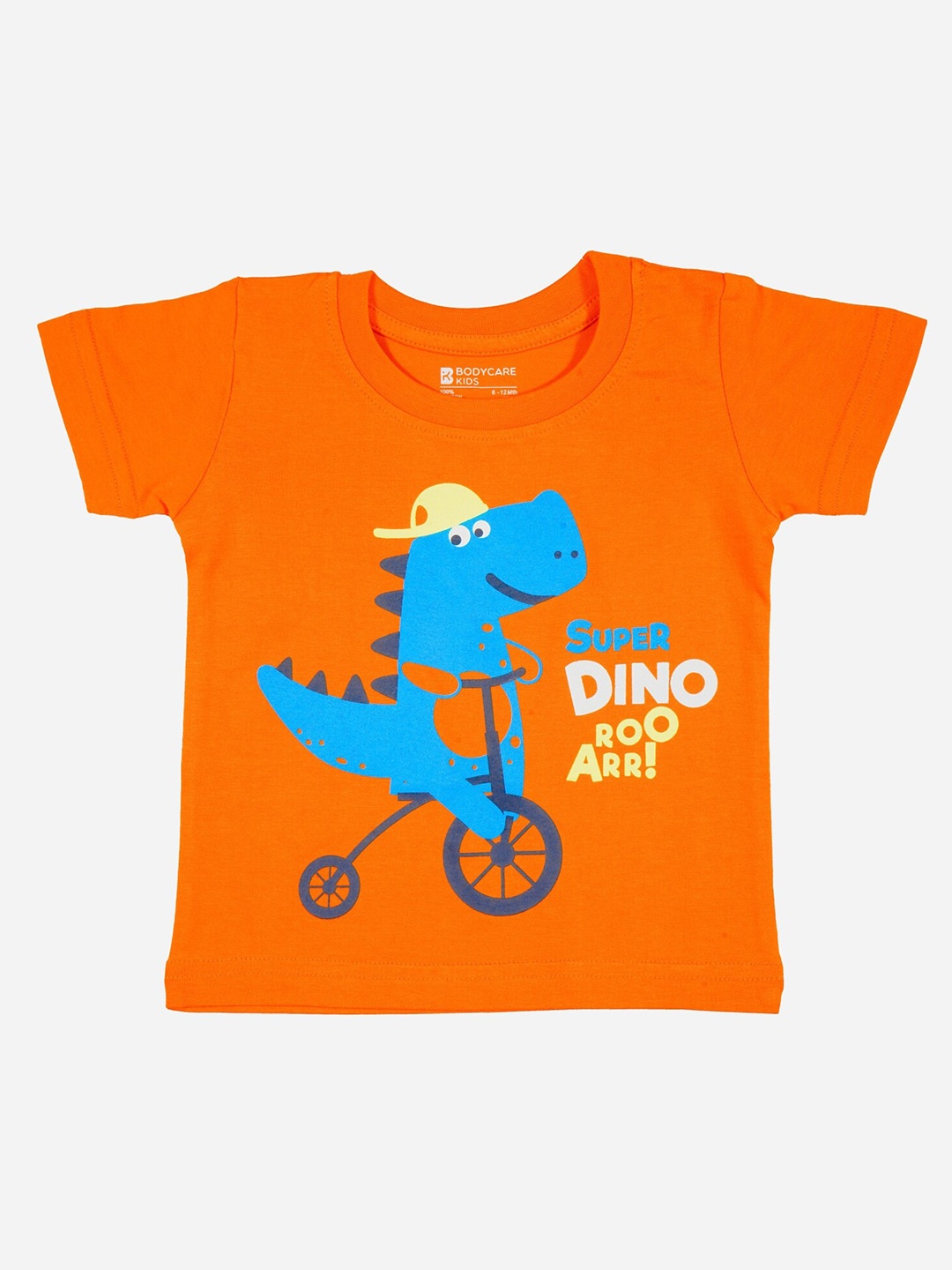 

Bodycare Boys Graphic Printed T-shirt, Orange