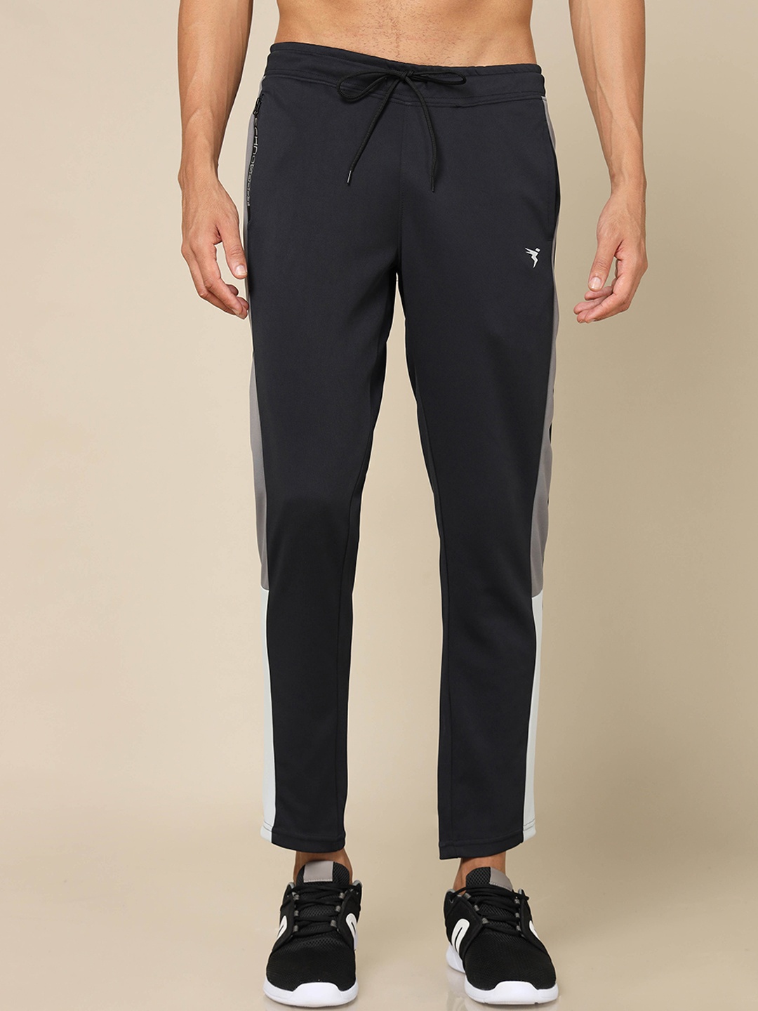 

Technosport Relaxed Fit Rapid Dry Odour Free Track Pants, Black