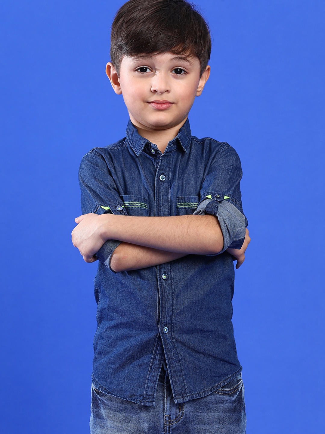 

TALES & STORIES Boys Casual Shirt, Blue