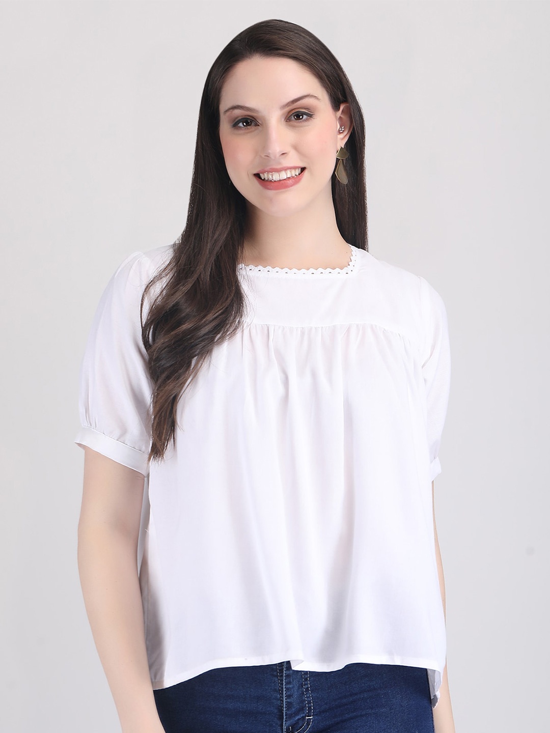 

MANKSH Top, White