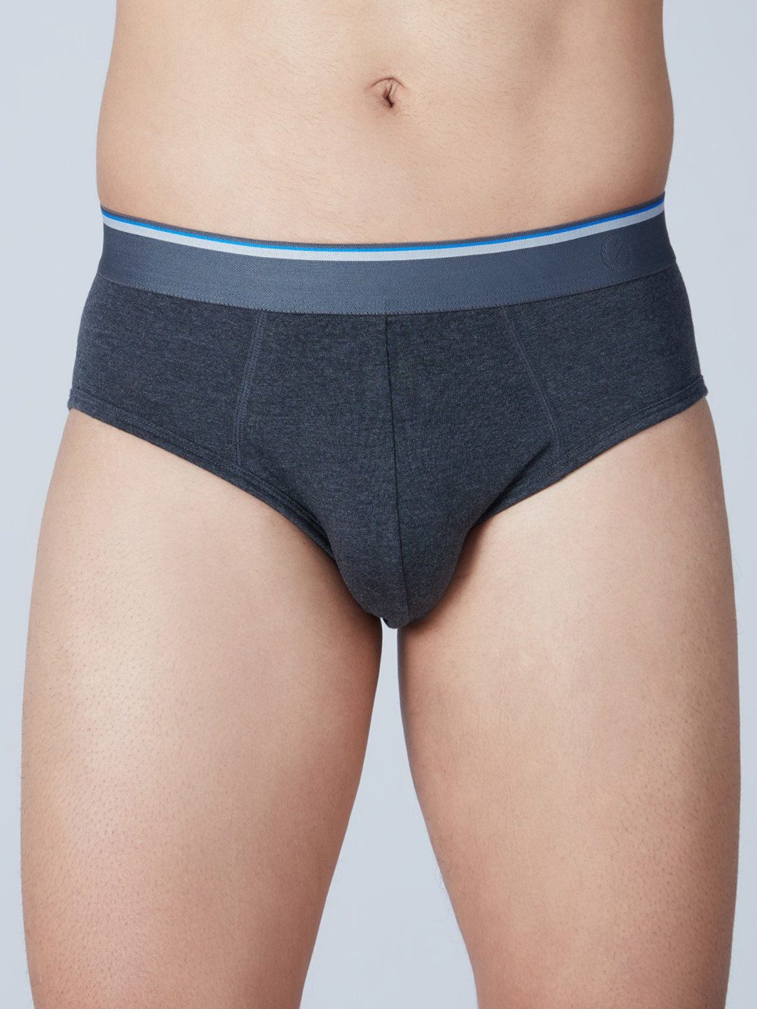 

Gloot Ultra Soft Basic Briefs GLUTLOEBR01_BLACK MELANGE