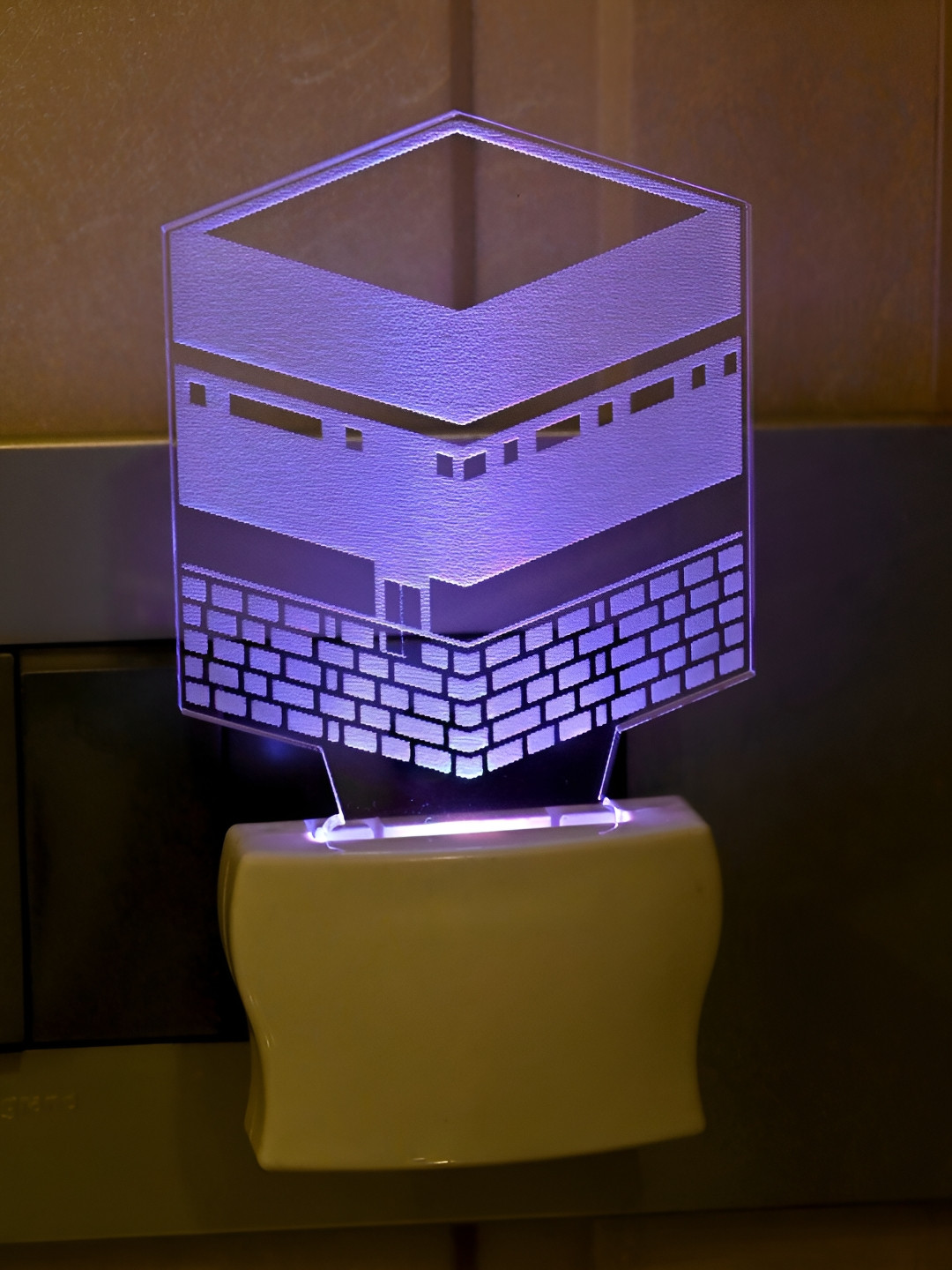

1ST TIME White Printed Acrylic Contemporary Rectangle Shaped Wall Lamp