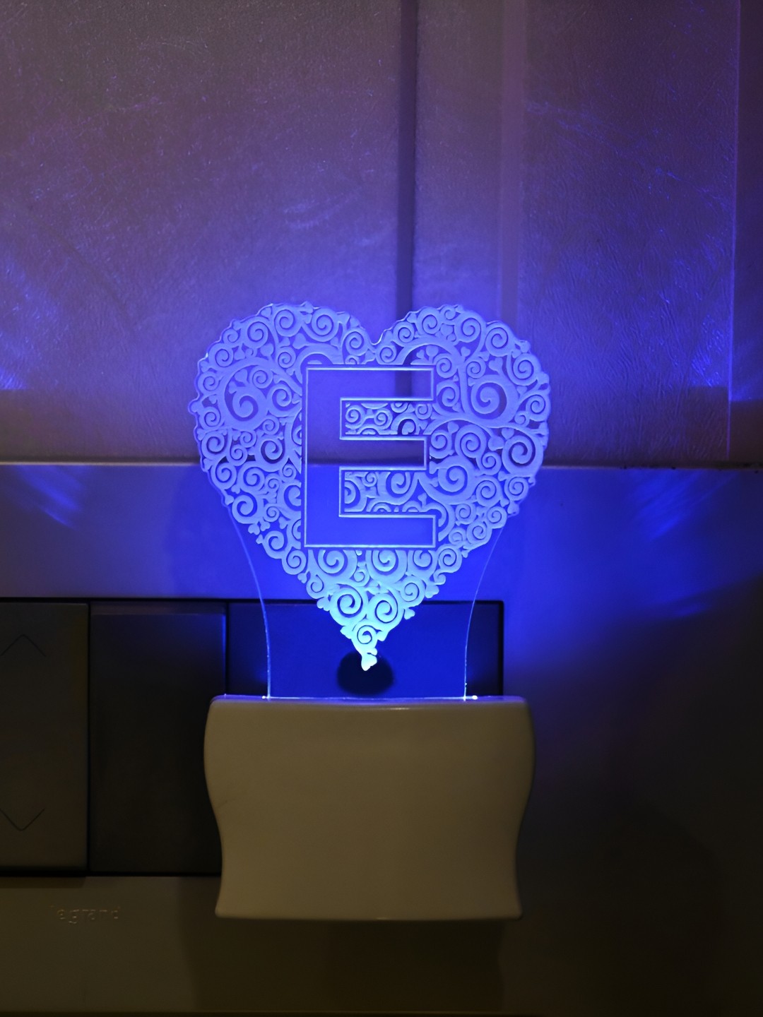 

1ST TIME White Printed Acrylic Abstract Shaped Shaped Wall Lamp