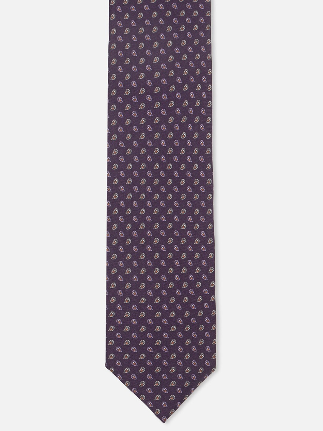 

Peter England Men Printed Broad Tie, Purple