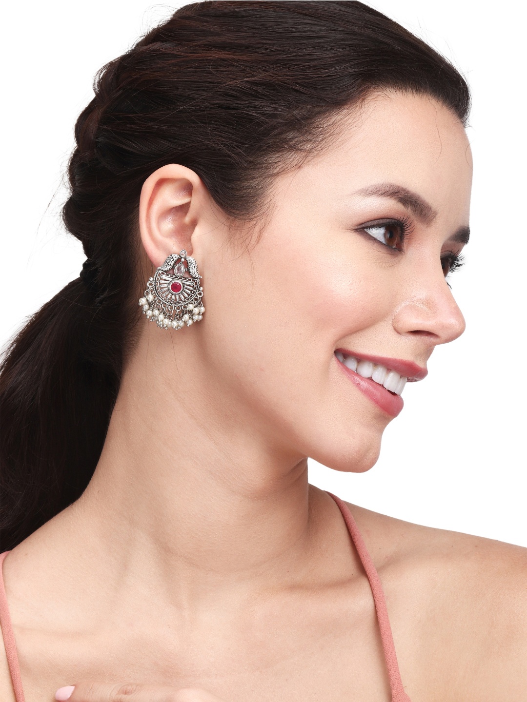

Anvik Contemporary Studs Earrings, Silver