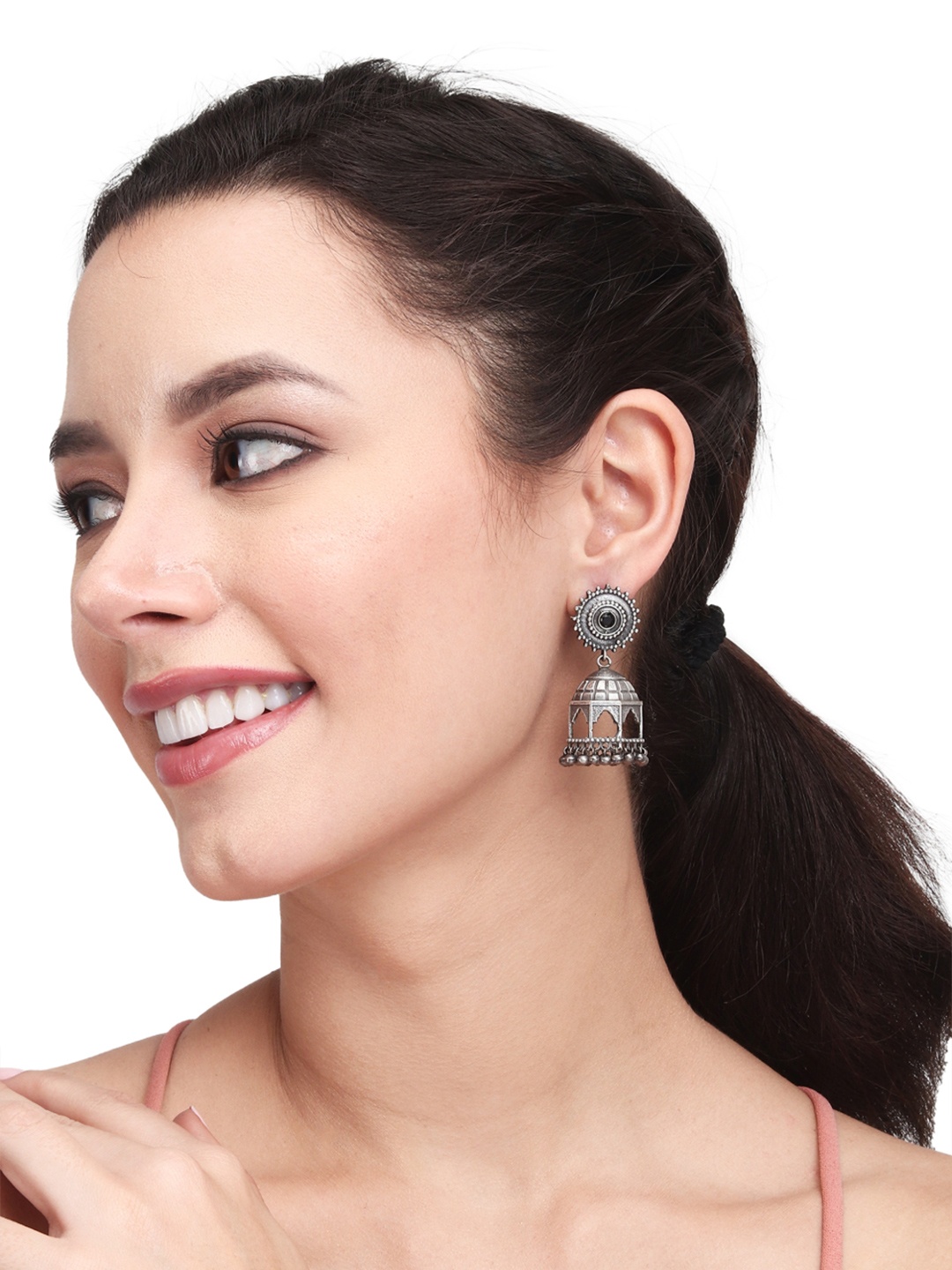 

Anvik Contemporary Drop Earrings, Silver