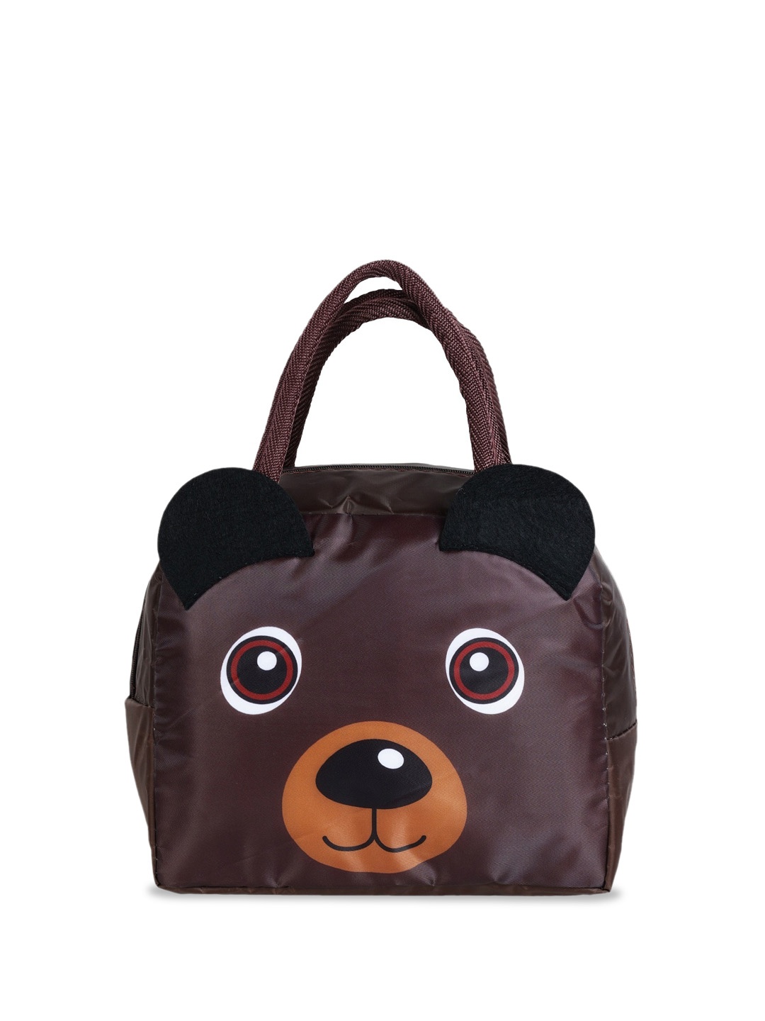 

ZEVORA Graphic Printed Lunch bags Travel Accessory, Brown