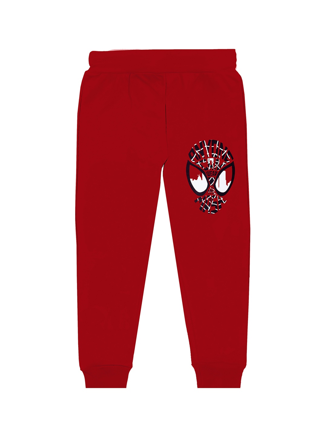

BAESD Boys Printed Mid Rise Joggers, Maroon