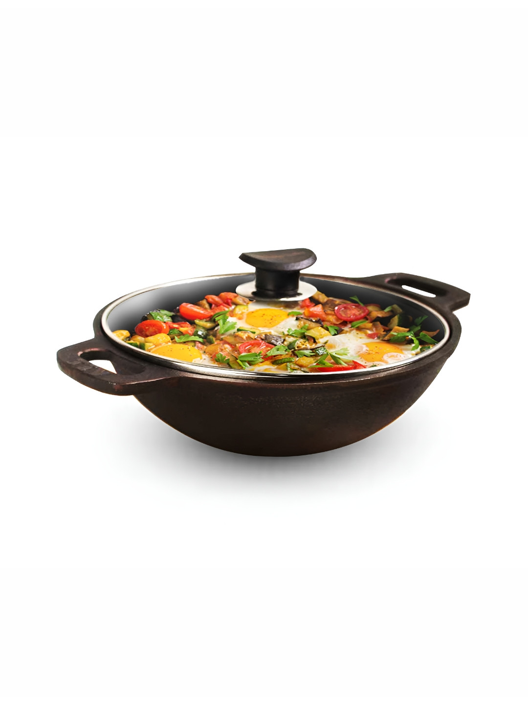 

The Indus Valley Black Cast Iron Kadhai or Wok