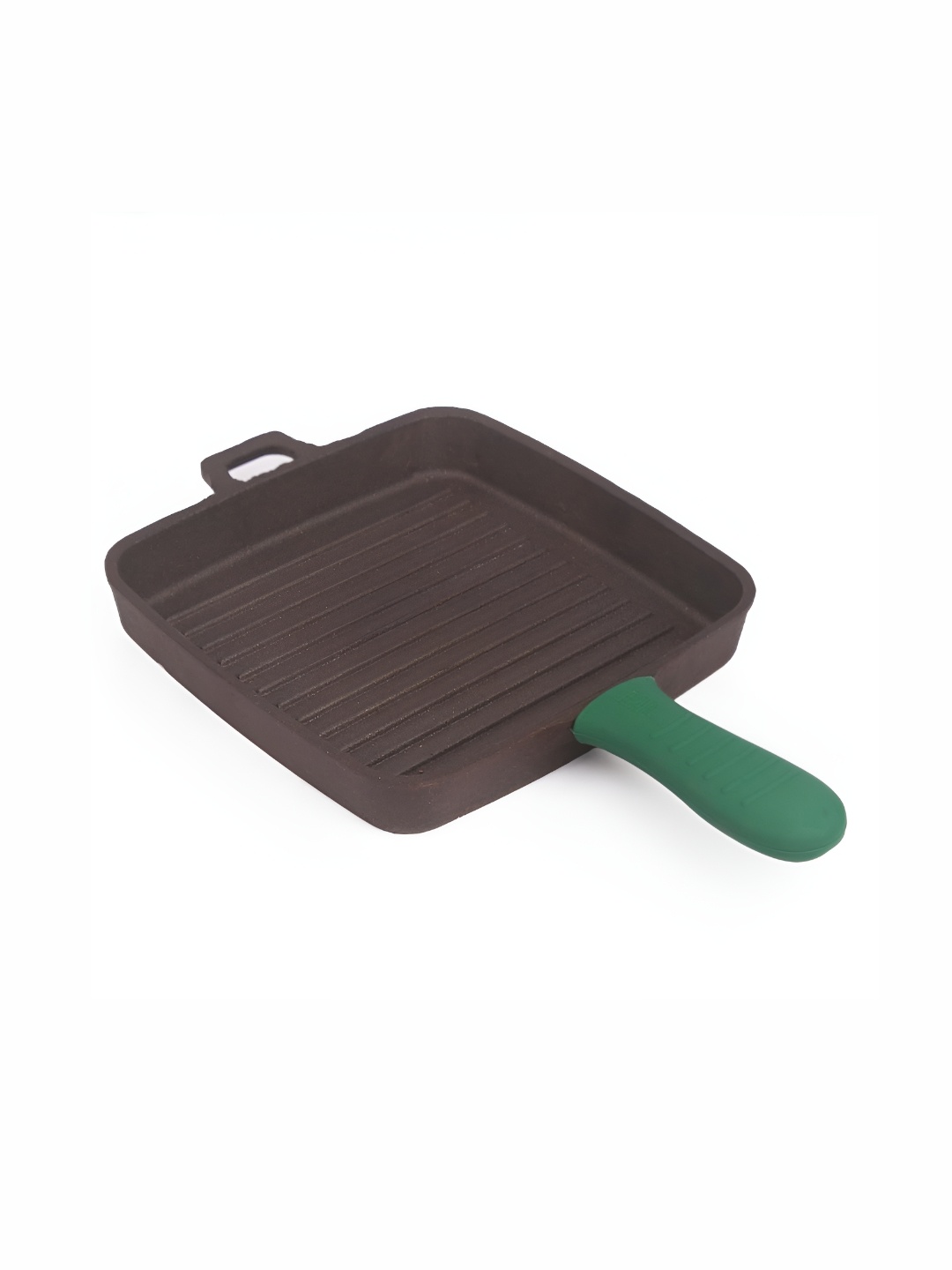 

The Indus Valley Black Cast Iron Induction Base Grill Pan