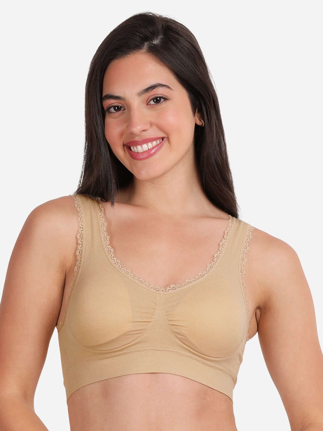 

shyaway Full Coverage Lightly Padded Bra All Day Comfort, Beige