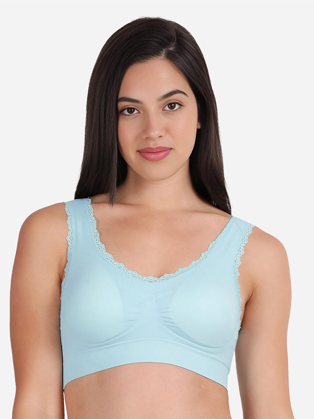 

shyaway Full Coverage Lightly Padded Bra All Day Comfort, Blue