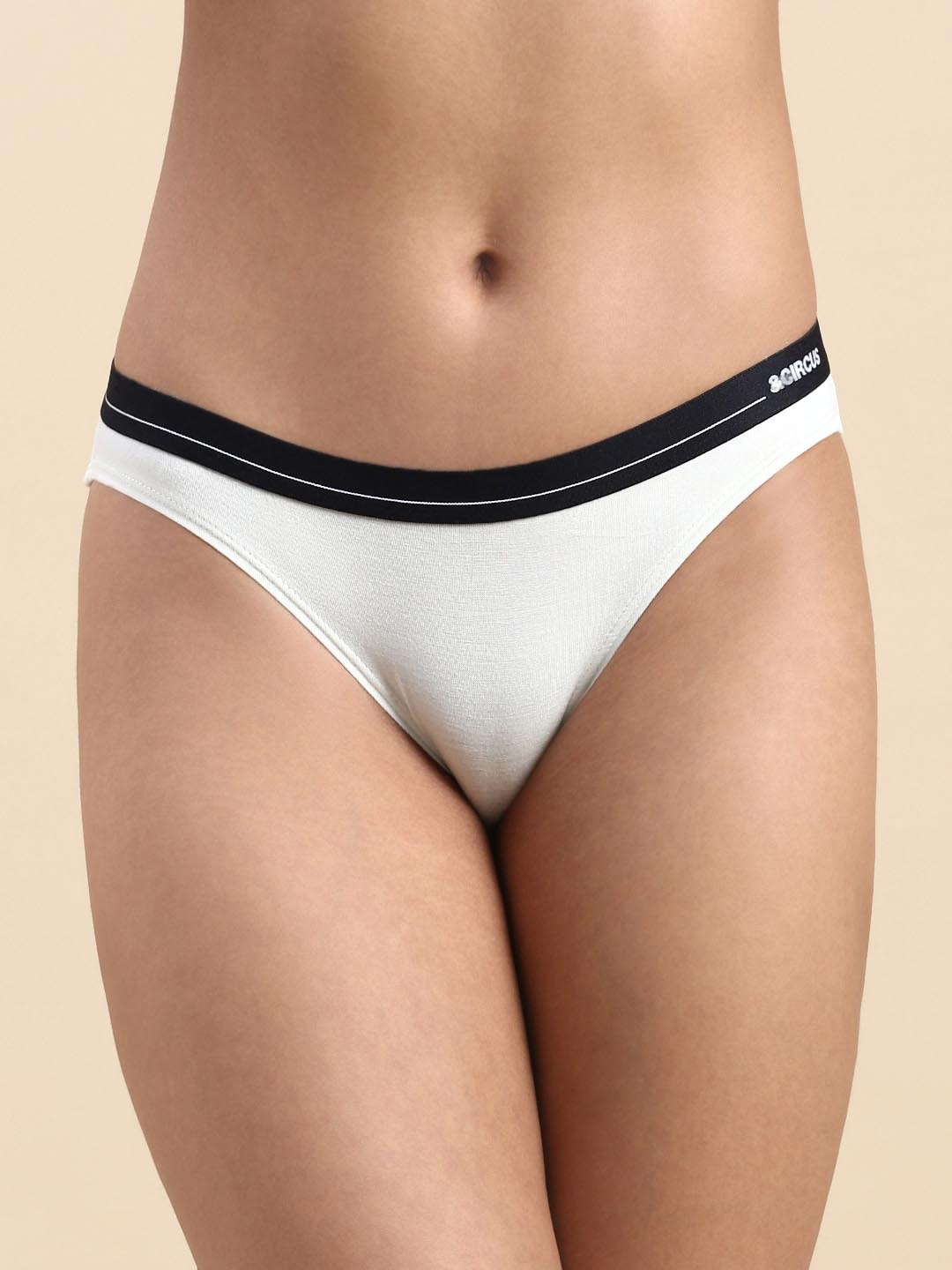 

&CIRCUS Micro Modal Bikini Briefs, White