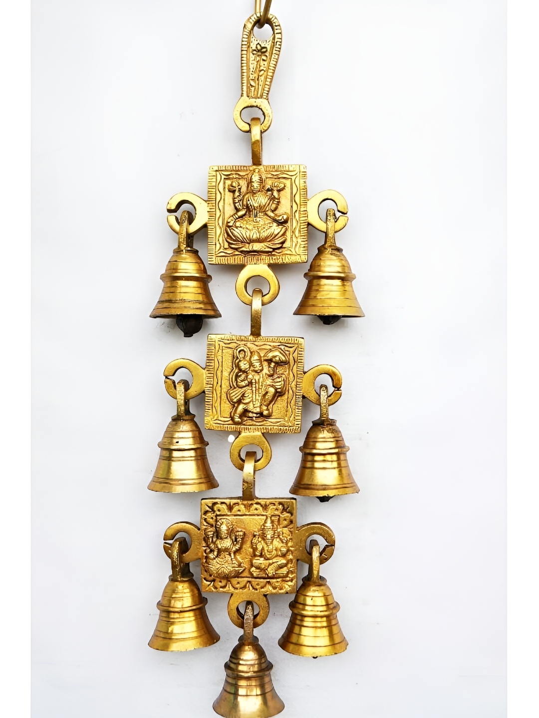 

Aakrati Temple Brass Bell, Yellow